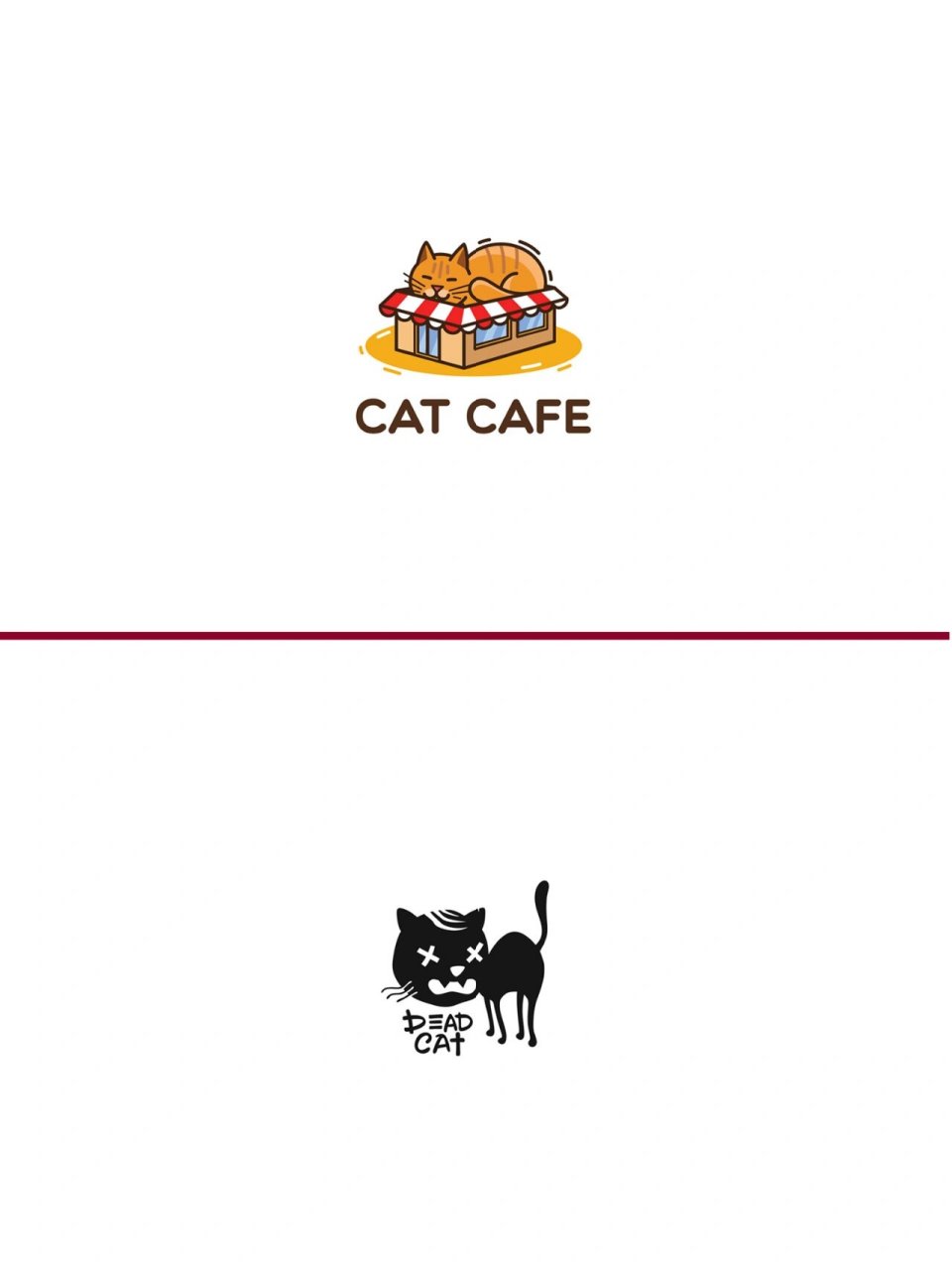 猫卡通logo图片