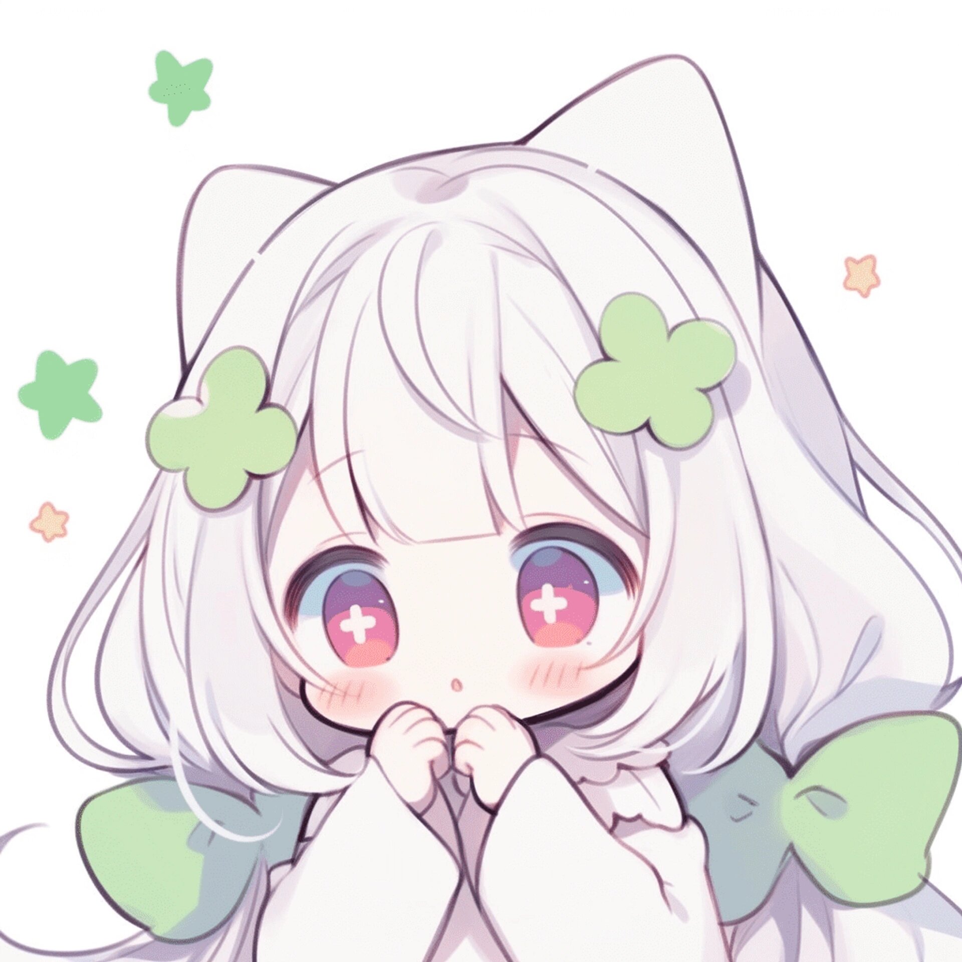 小绿卡通动漫头像女生头像