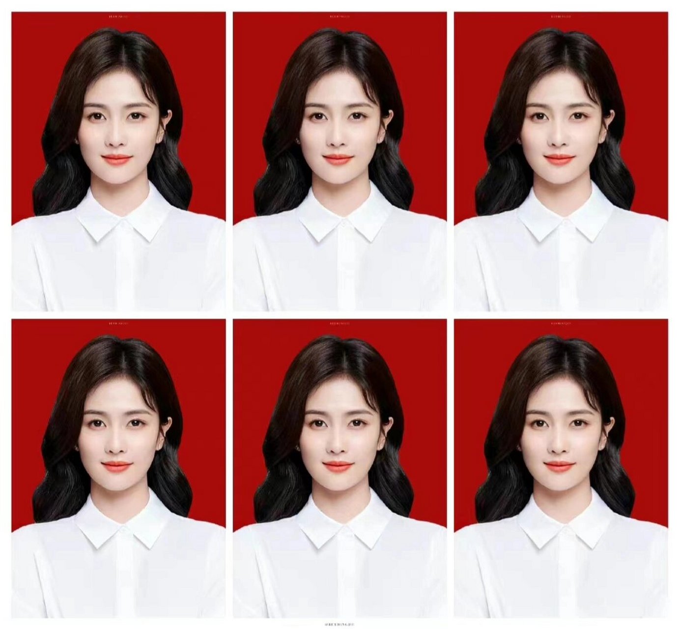 美女白鹿的证件照也太好看了吧