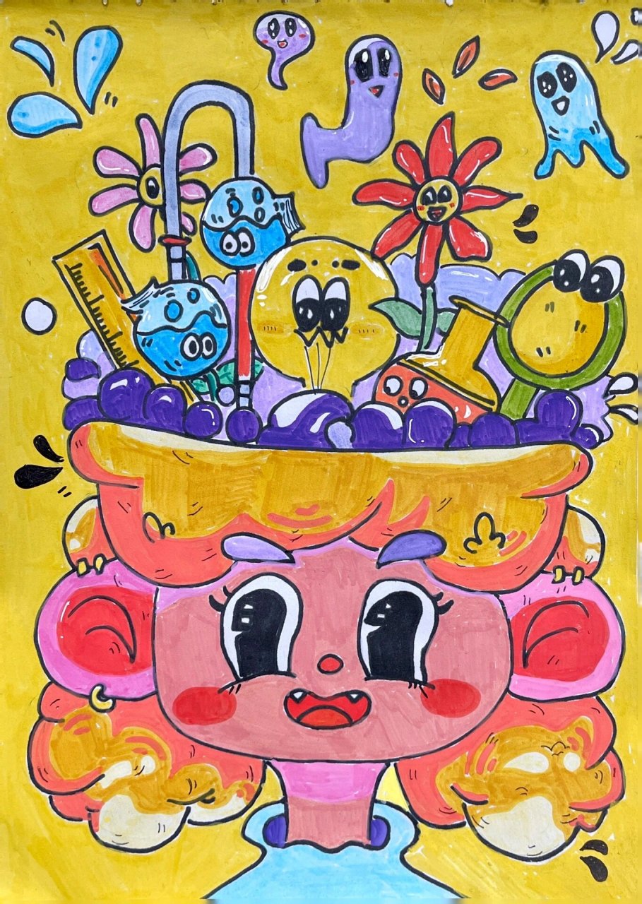美术作业:六年级下册《奇思妙想》 同学们的想法真是太奇妙了