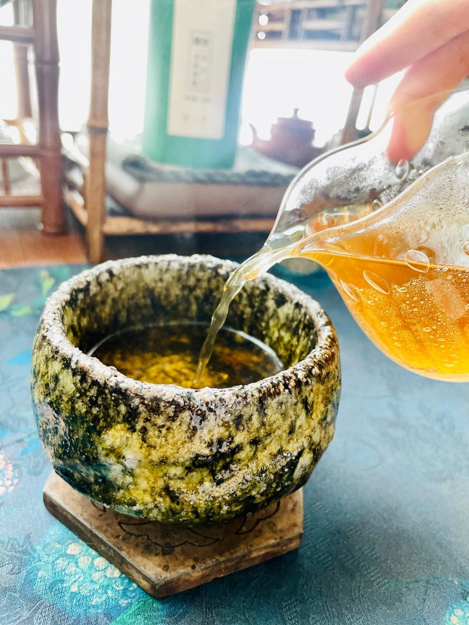 湘益茯茶 2021 黑茶金砖 安红喝了几家,最爱这款,特别是高马老树的散