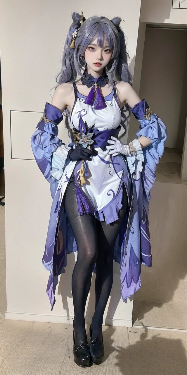原神刻晴壁纸 cosplay 刻晴老婆