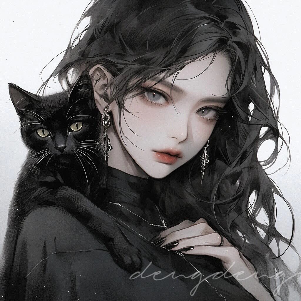 暗黑系闺蜜头像