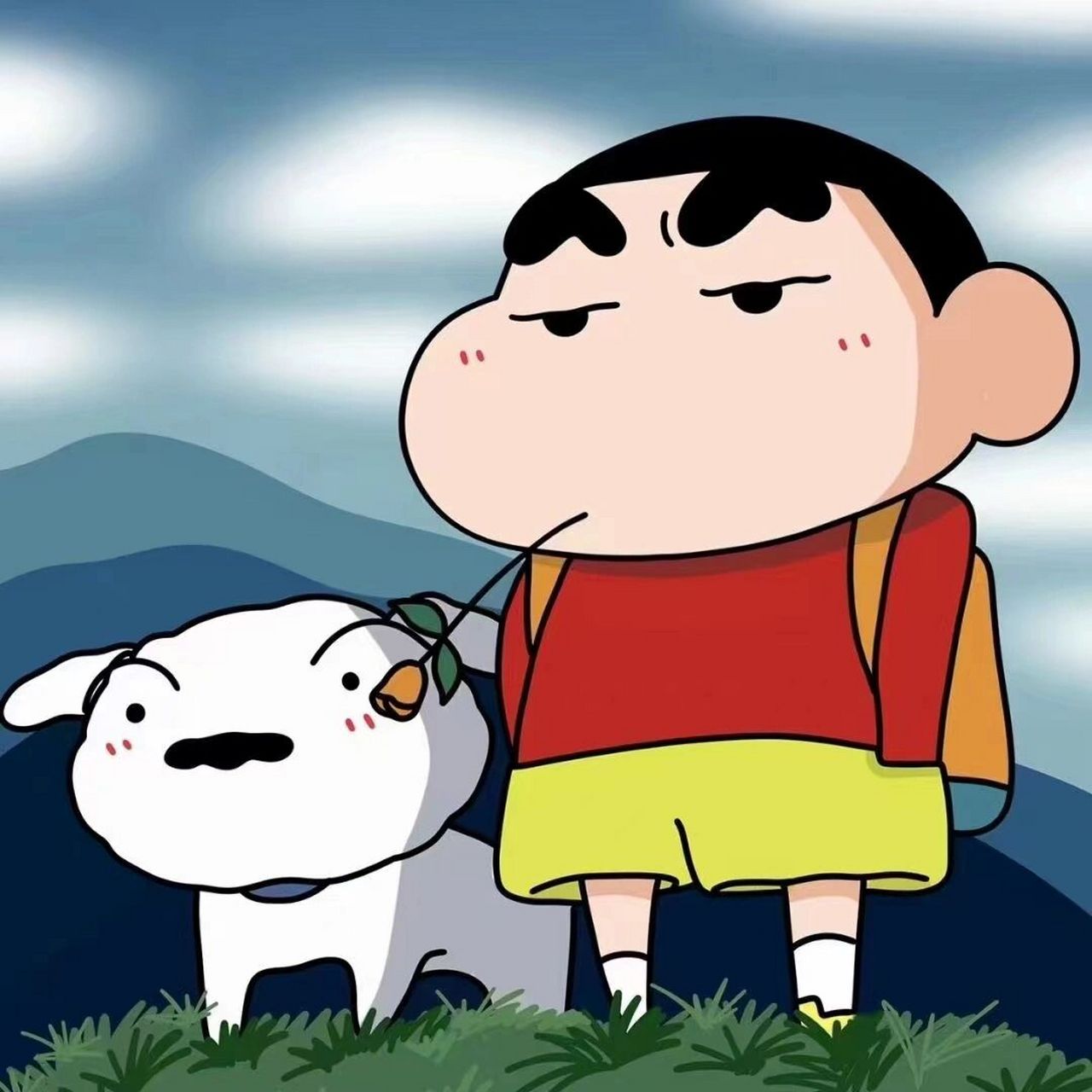 67山前山后各有路,有风无风皆自由～ #蜡笔小新# #库洛米# #头像