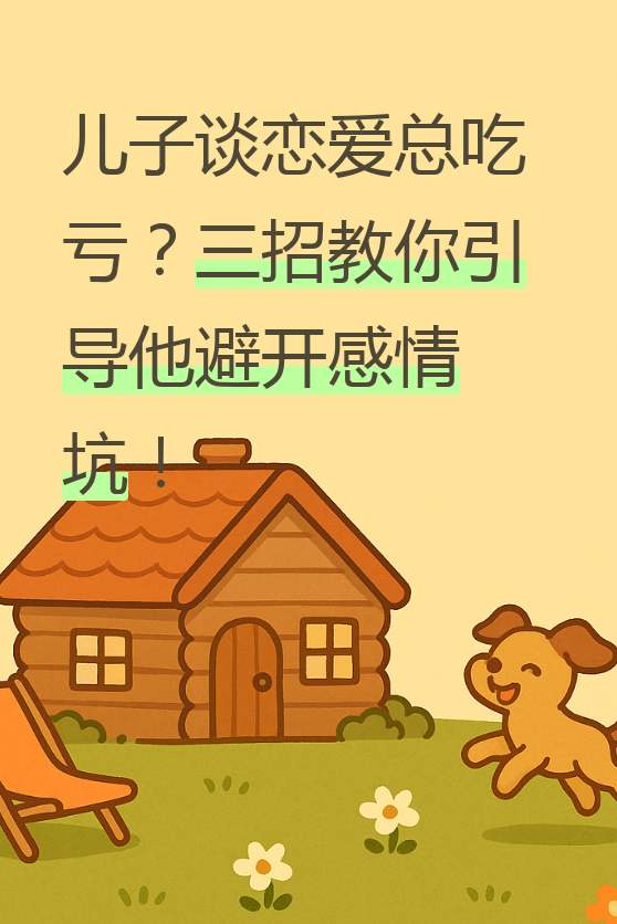 儿子谈恋爱了家长该怎么说恋爱秘籍