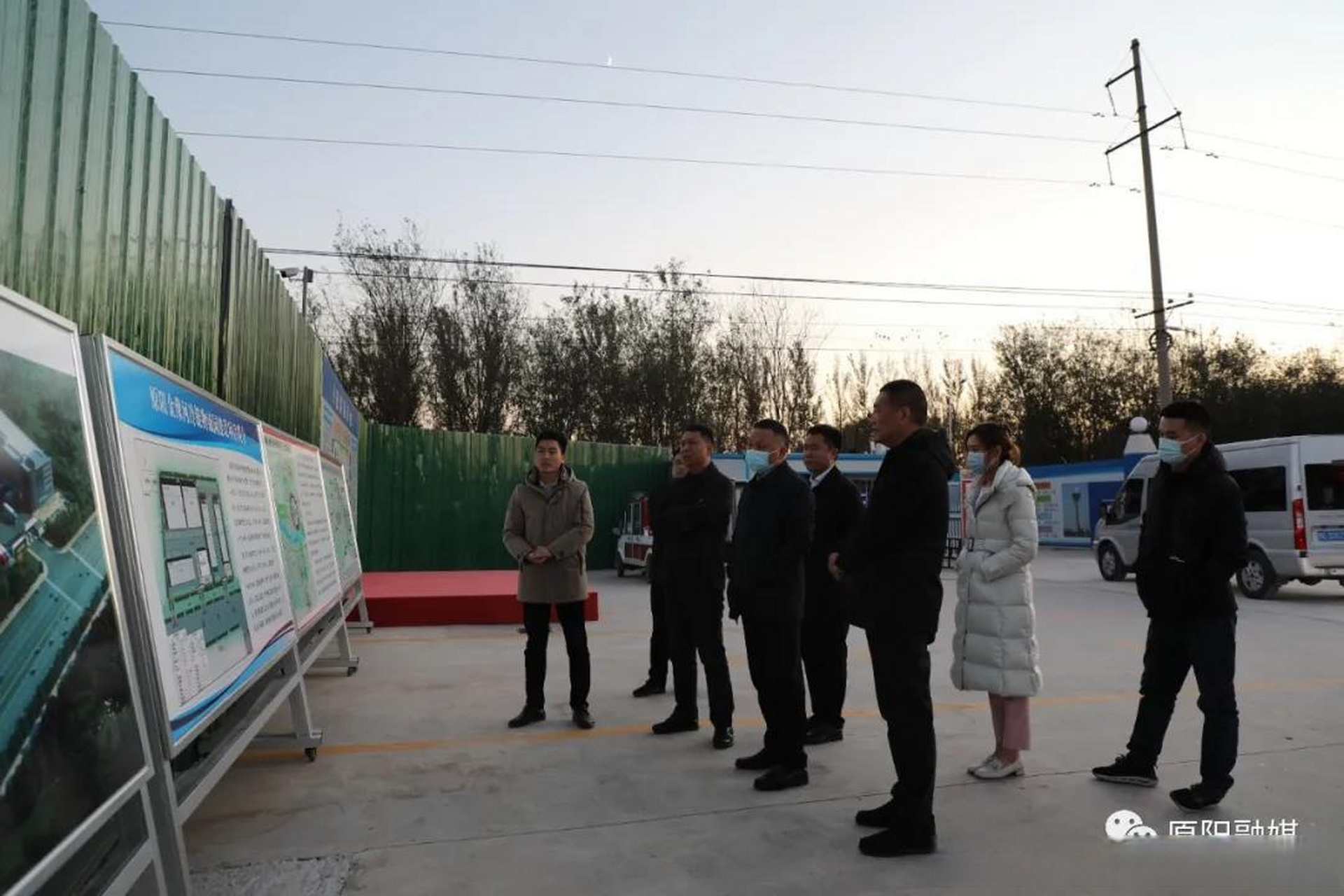 河南万邦国际农产品物流股份有限公司董事长杨广立一行到原阳县考察