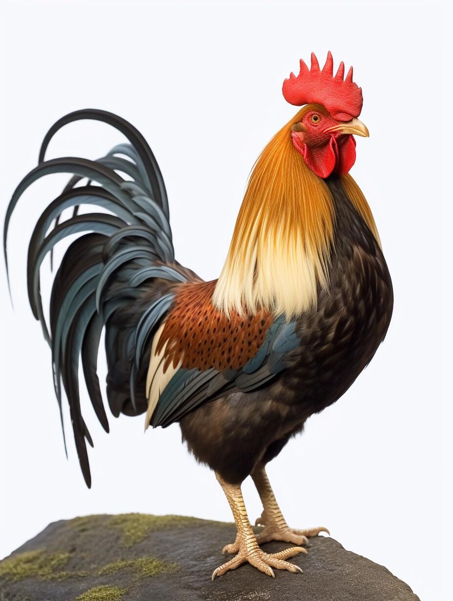 绘画素材||一只雄赳赳气昂昂的大公鸡!