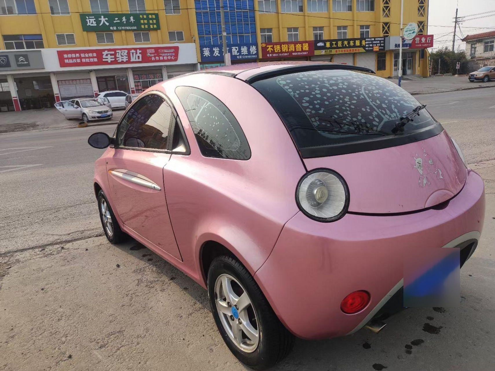 10年奇瑞qqmini国产甲壳虫,1.3自动挡前后原版发变无敌