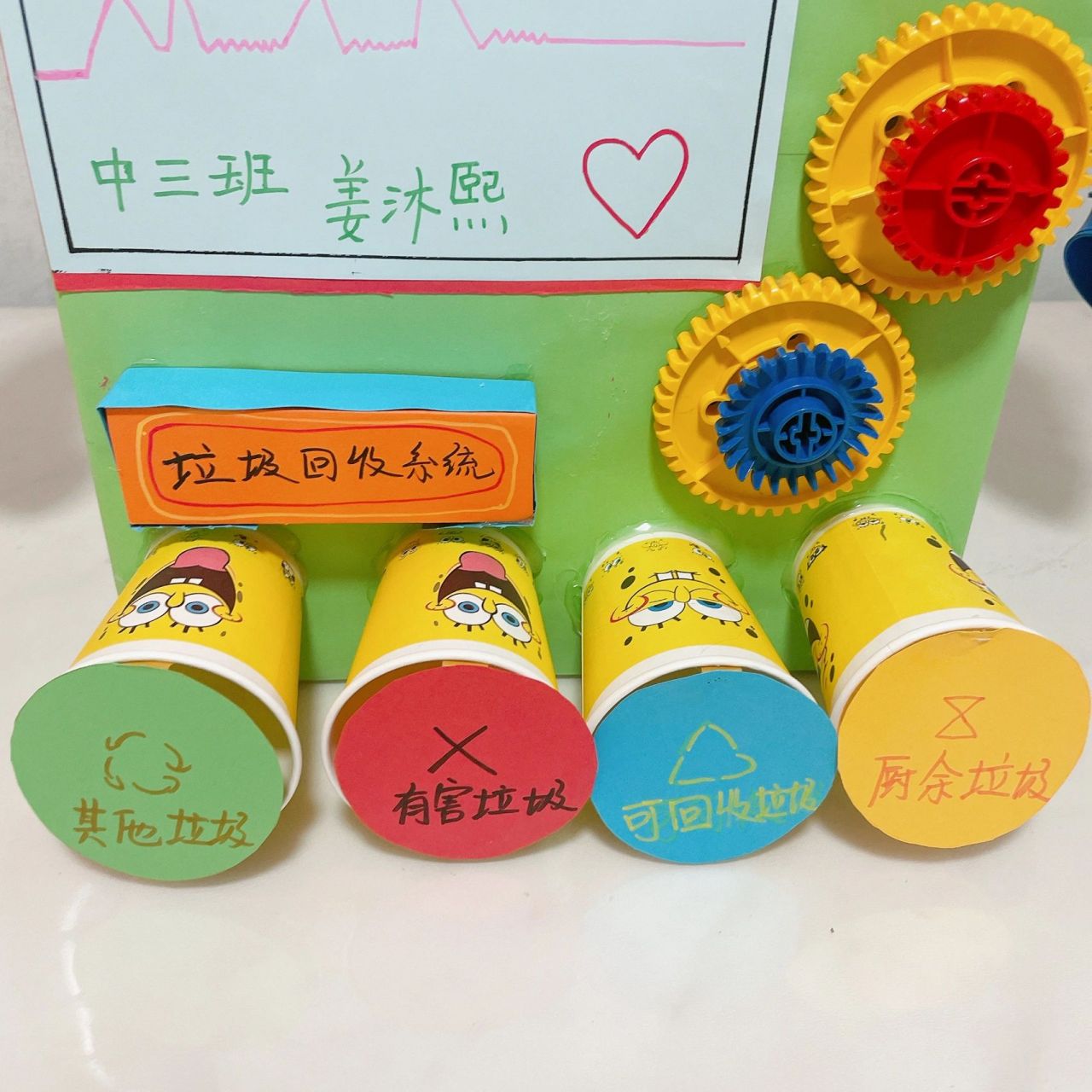 手工机器人制作  幼儿园科技作品 手工机器人,做的停不下来.