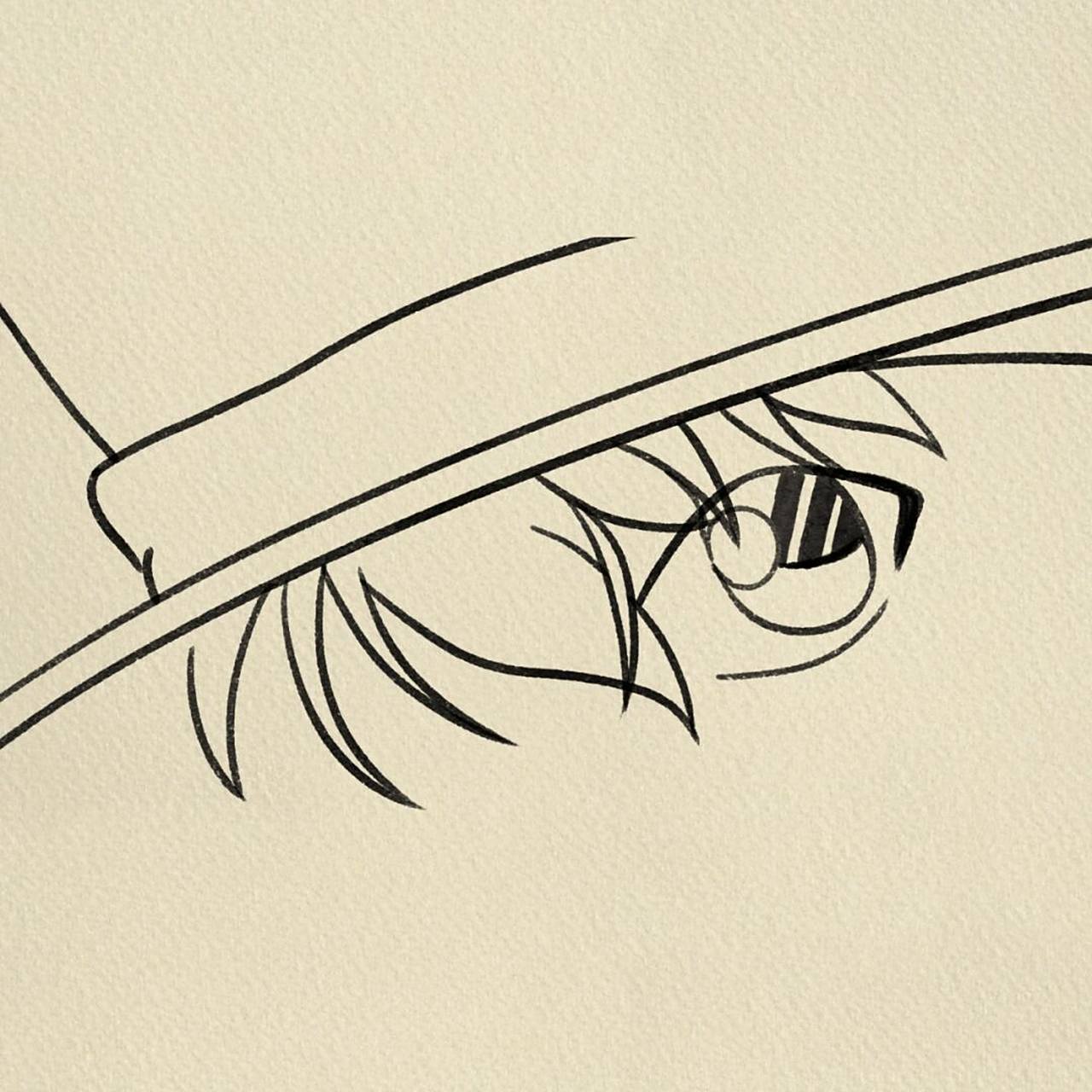 怪盗基德简笔画‖(44) #简笔画# #寻找小红书绘画大神# #画画的日常