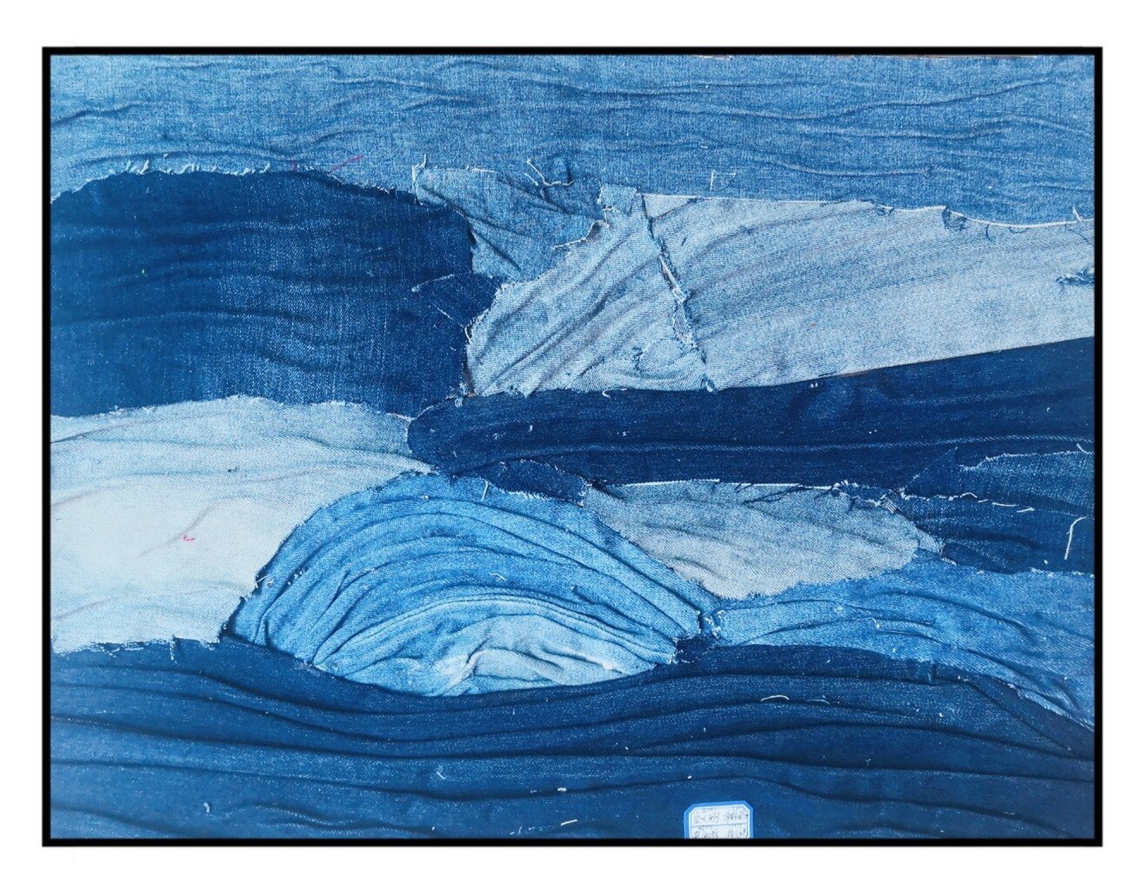 废弃布料制作的布贴画作品 根据布料的特点剪,拼贴出各种创意作品