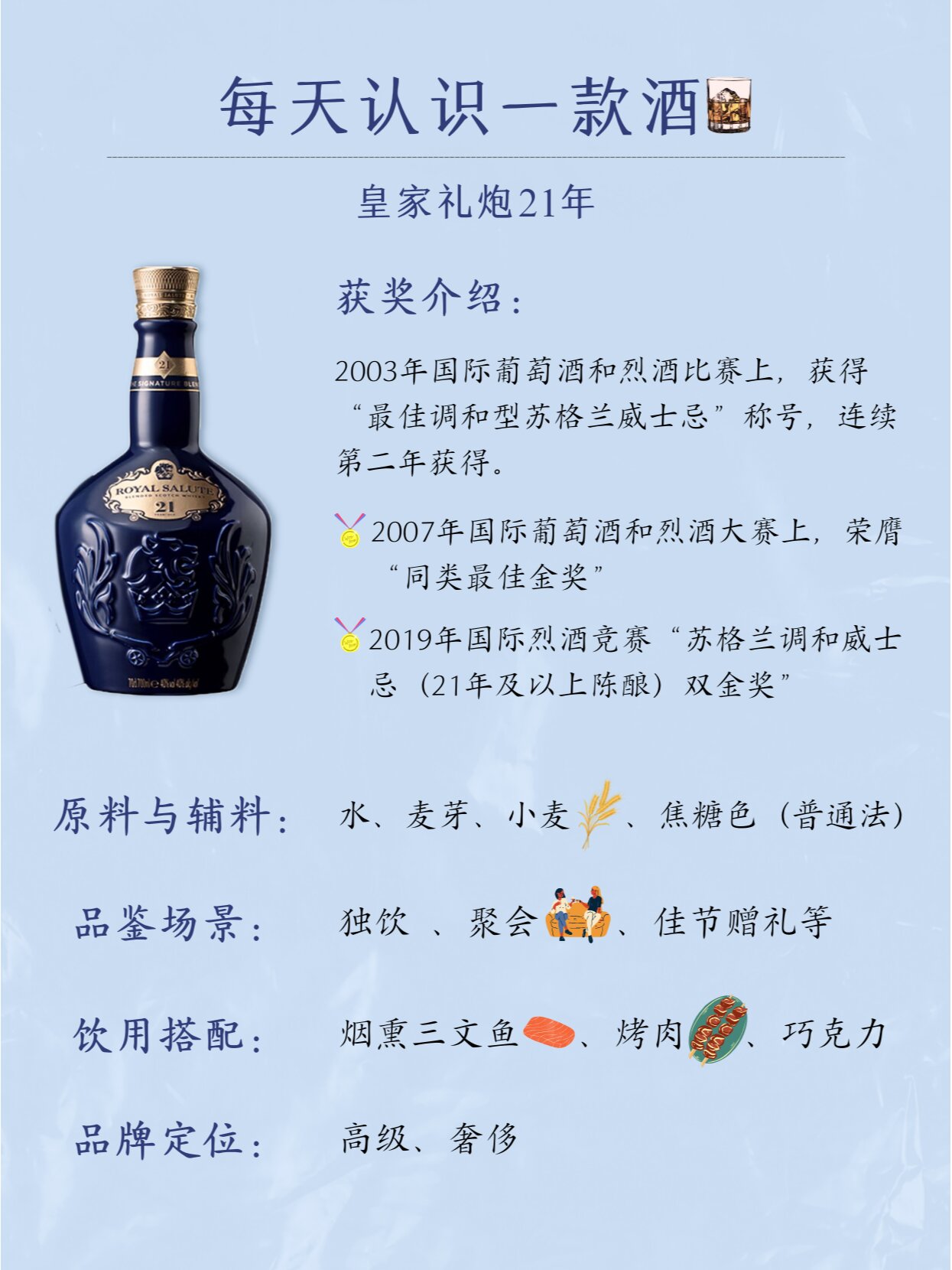 no.23每天认识一款酒|皇家礼炮21年