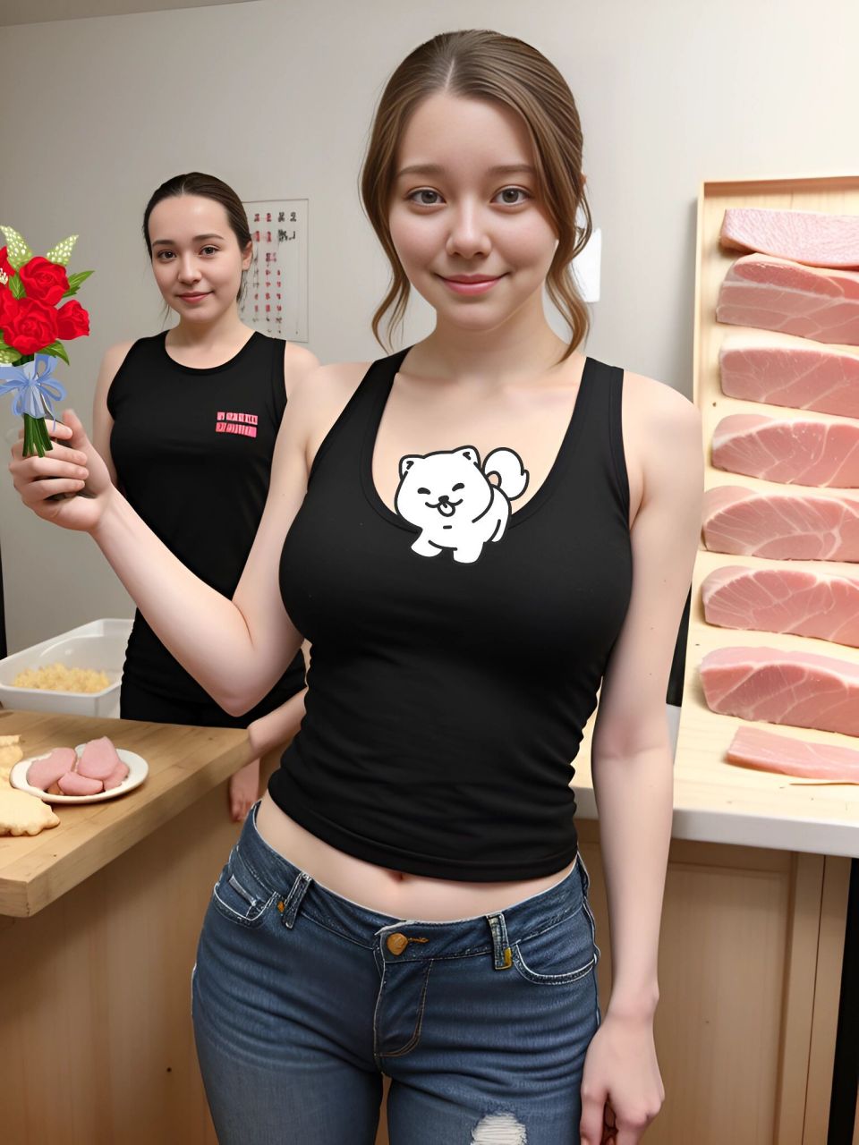 晒晒你见过的猪肉西施吧!