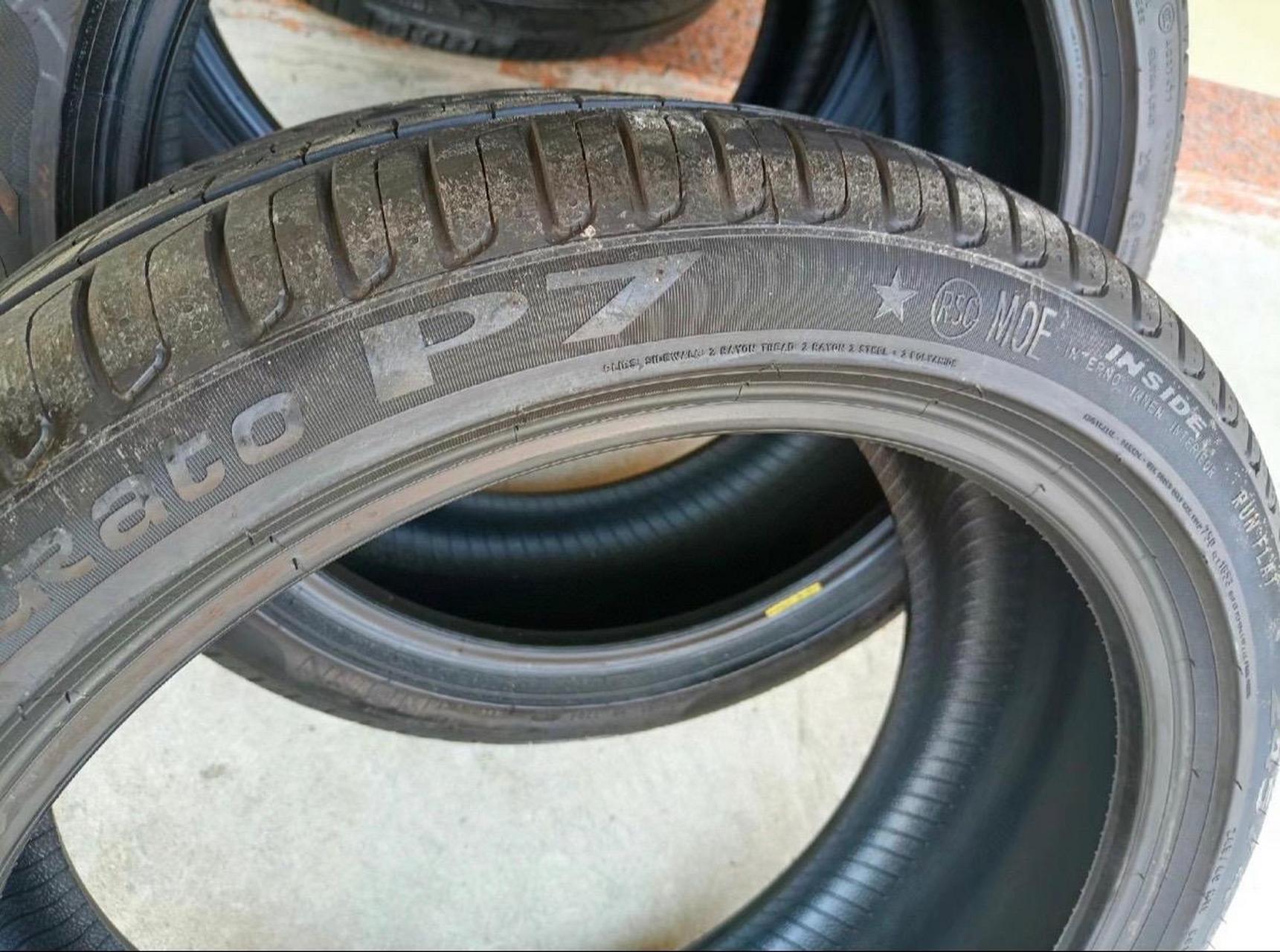 245/40r19倍耐力p7防爆胎 275/35r19倍耐力p7防爆胎 带星标 宝马5系