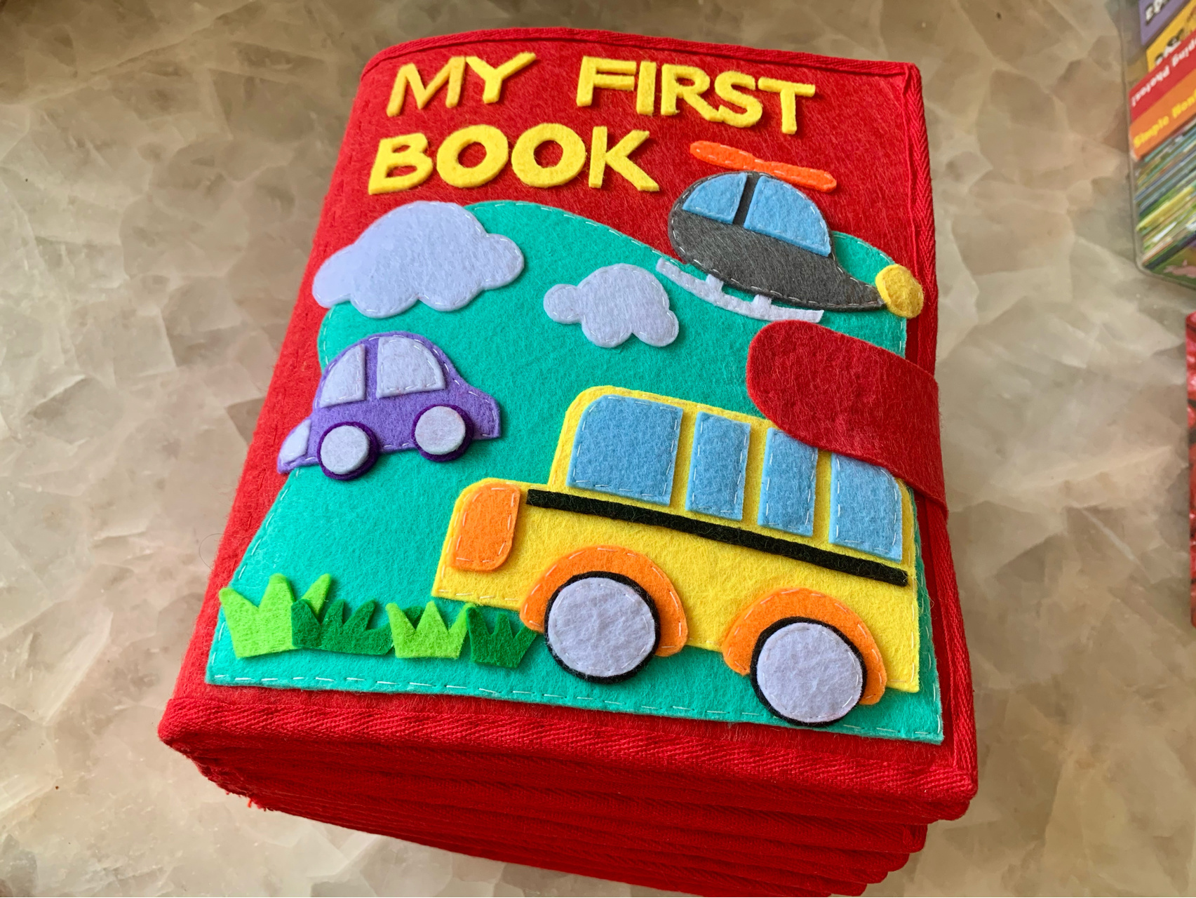 自制早教书 不织布早教书 内卷妈妈一枚,待产期间也为宝宝做一本属于