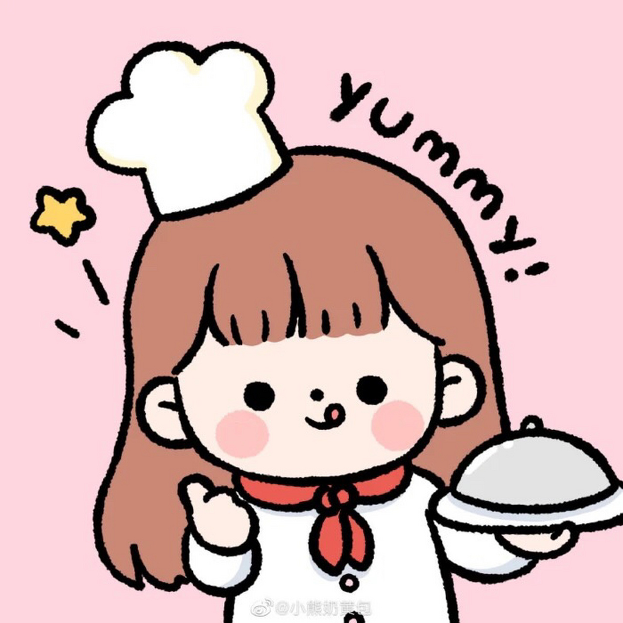 可爱头像- - 堆糖画师:小熊奶黄包