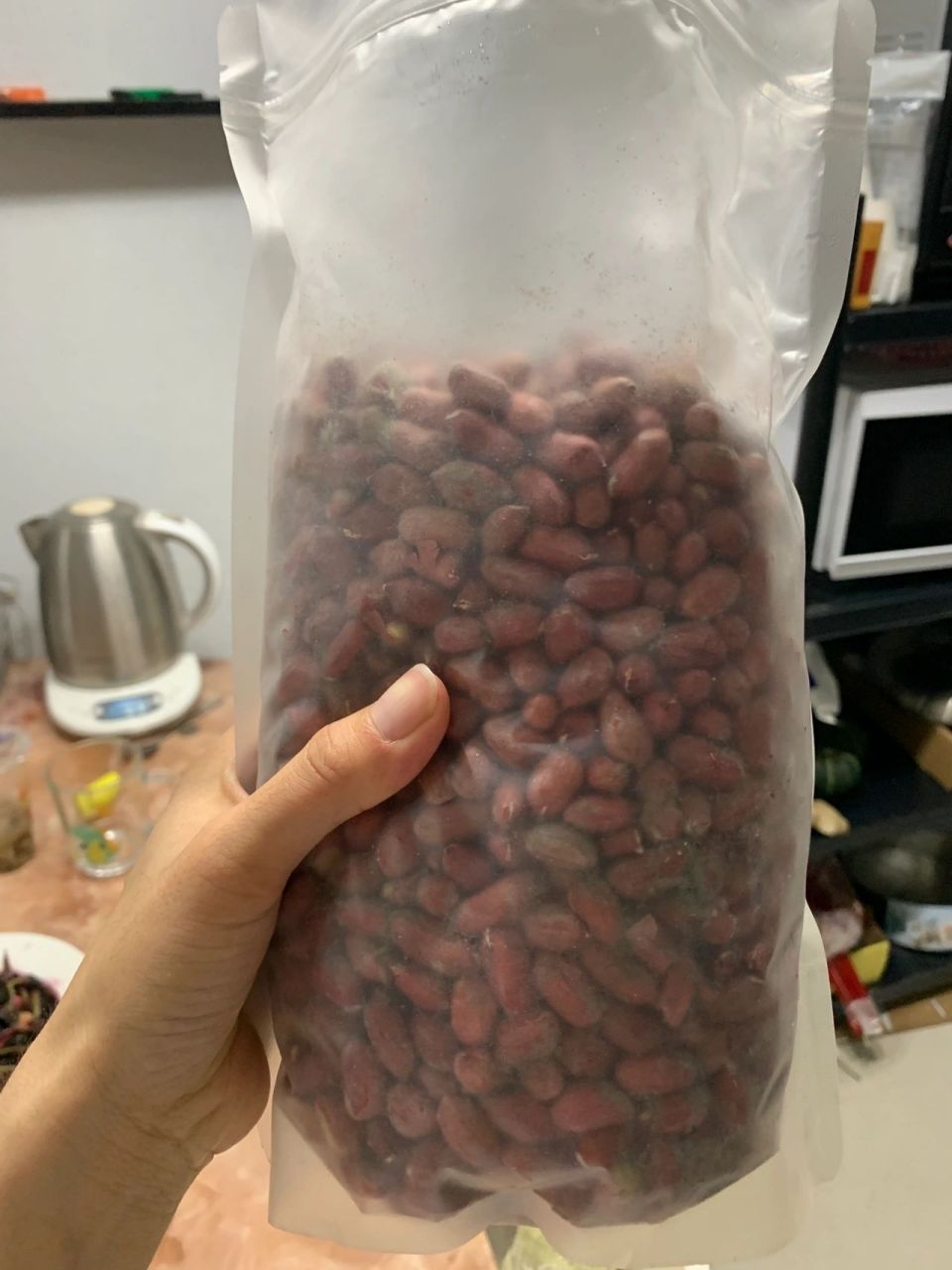 买了才3个月,老家弄来的花生怎么放好久就不长霉呢?