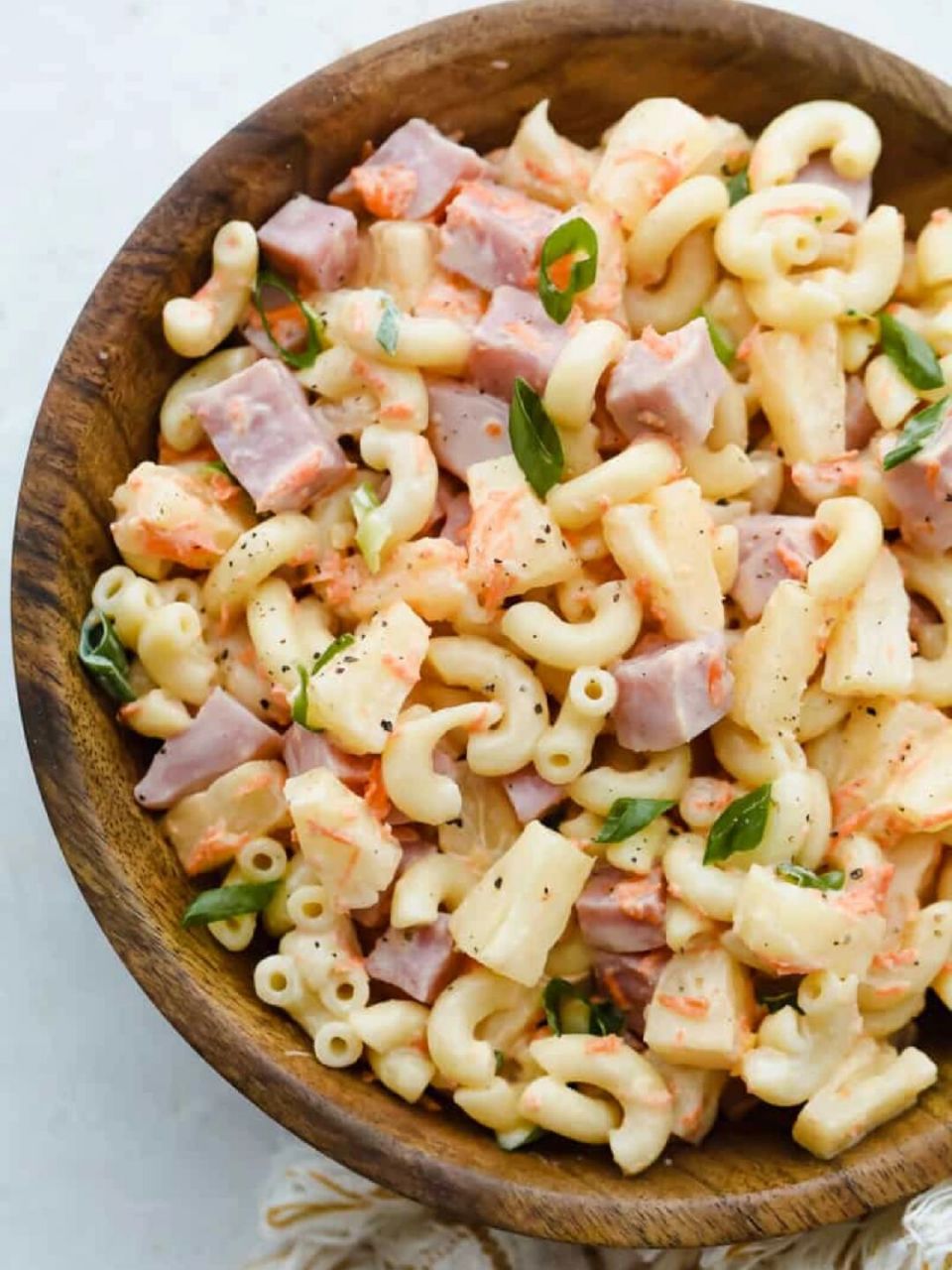 金枪鱼通心粉沙拉 |低脂健康沙拉11566 虽然这种金枪鱼通心粉沙拉