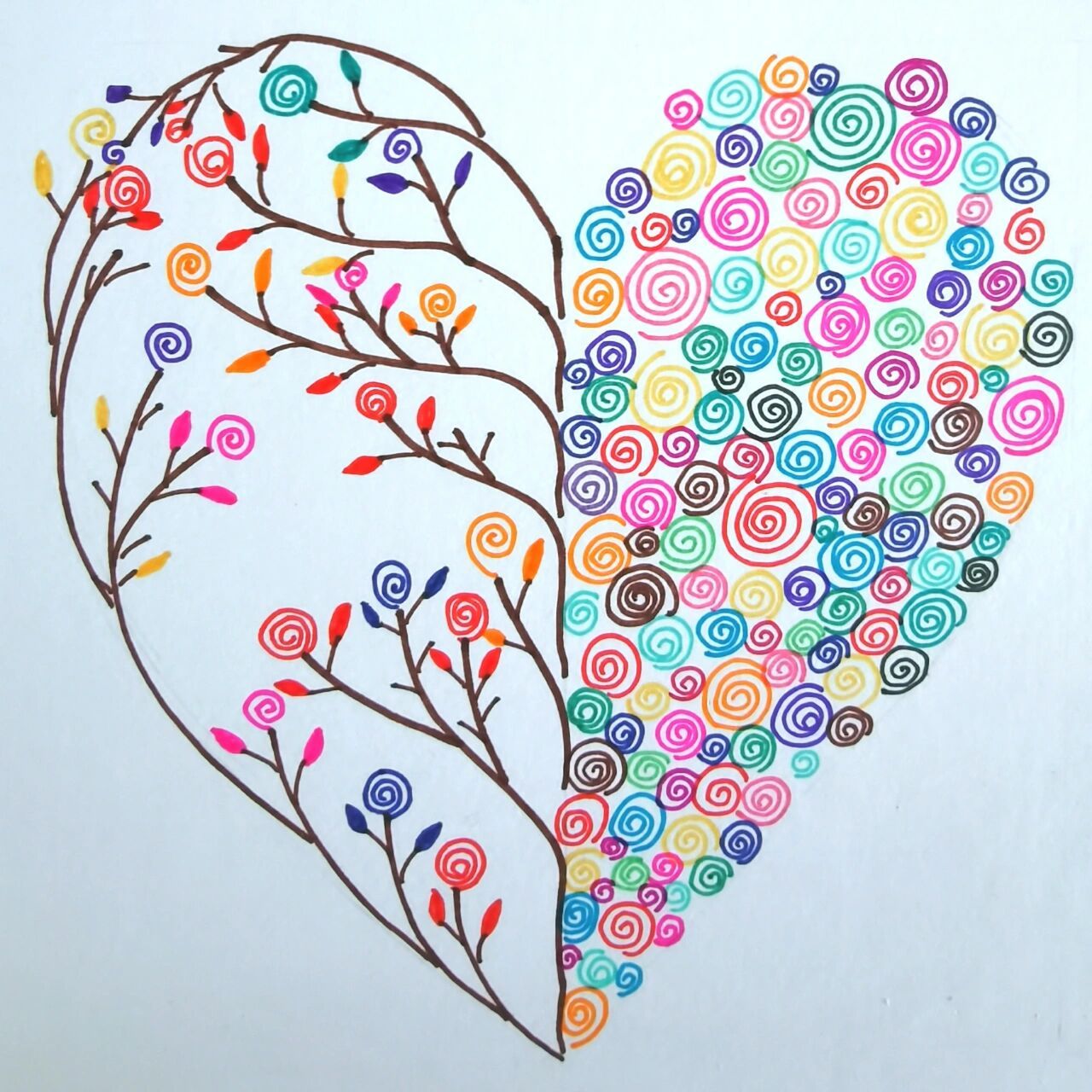 色彩装饰画(三) 装饰画离不开填充纹样,纹样是一个历史悠久的工艺美术