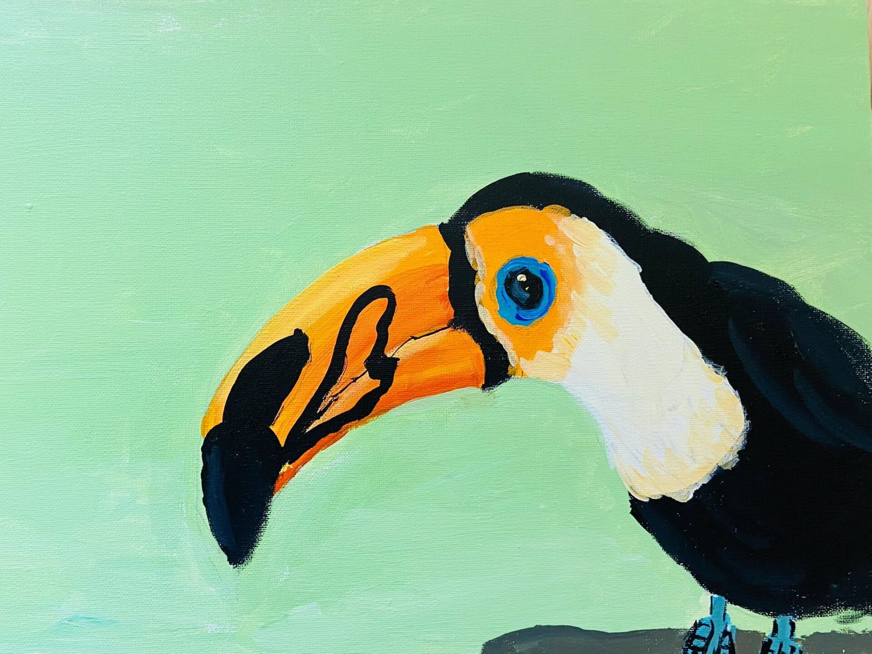 《巨嘴鸟》儿童绘画 所有结束,都不过是另一种开始