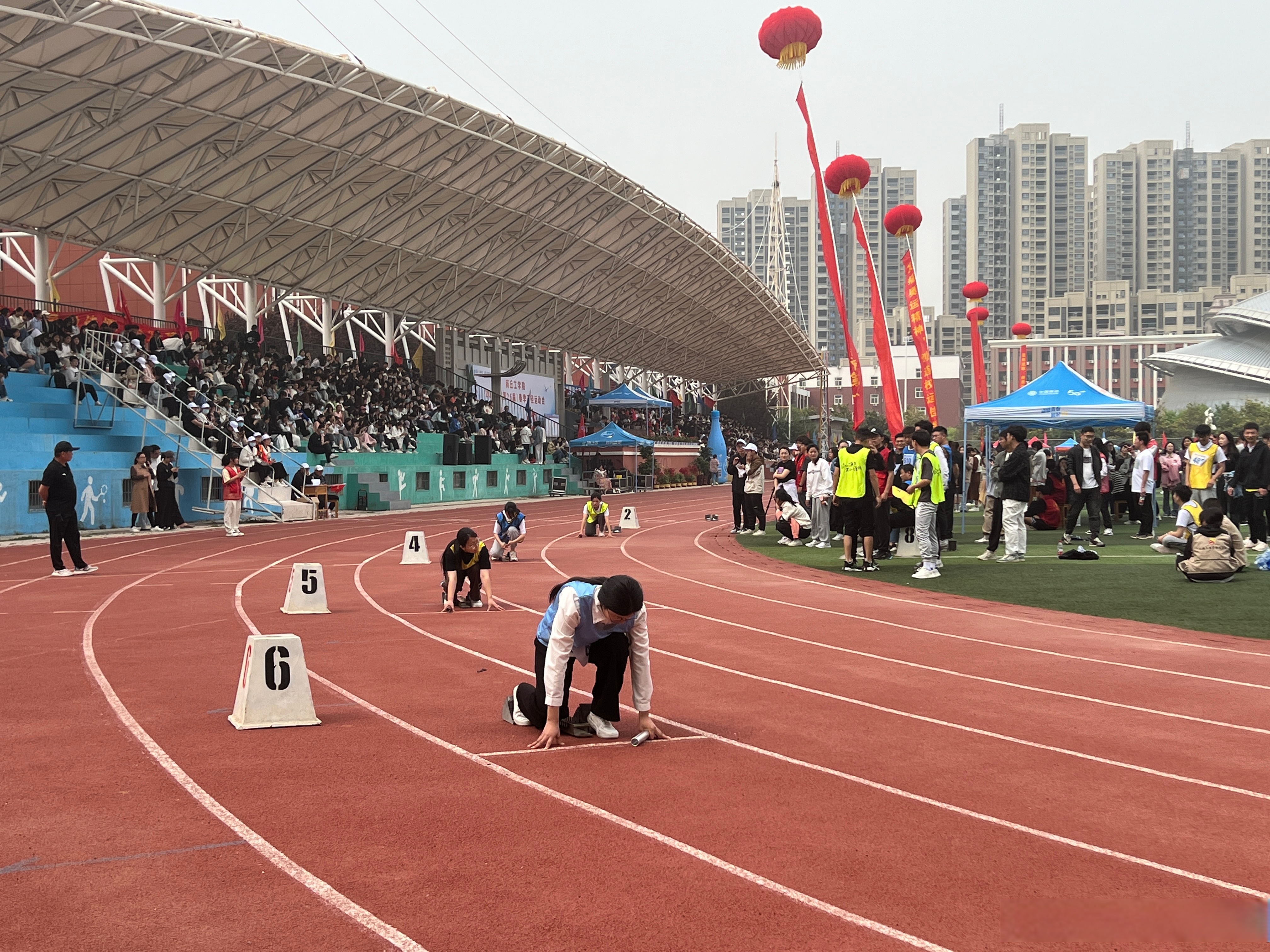 春季运动会】学生女子组4x 100米接力决赛