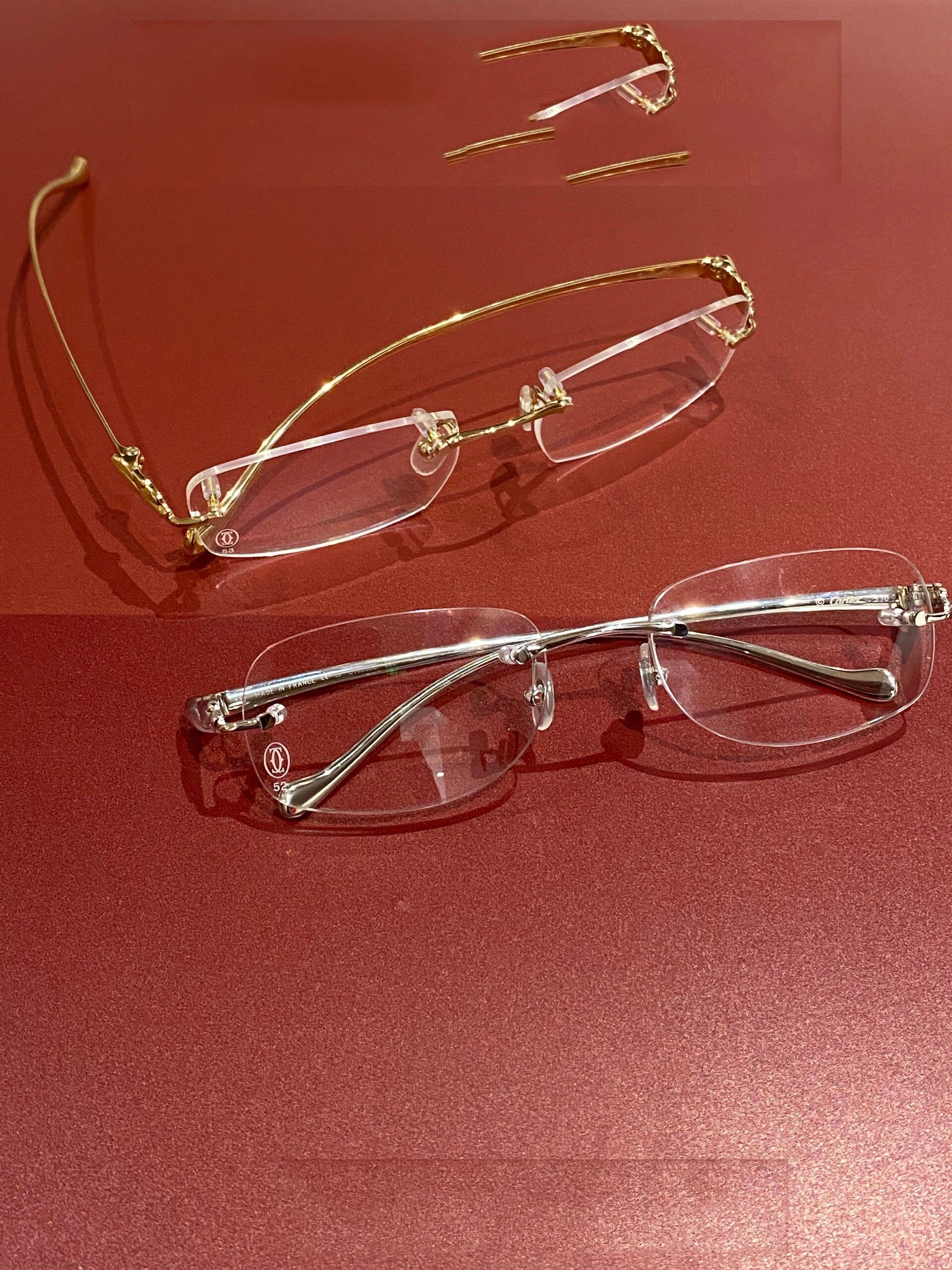 上海61目色 | cartier经典猎豹系列眼镜 【卡地亚ct0061o经典猎豹