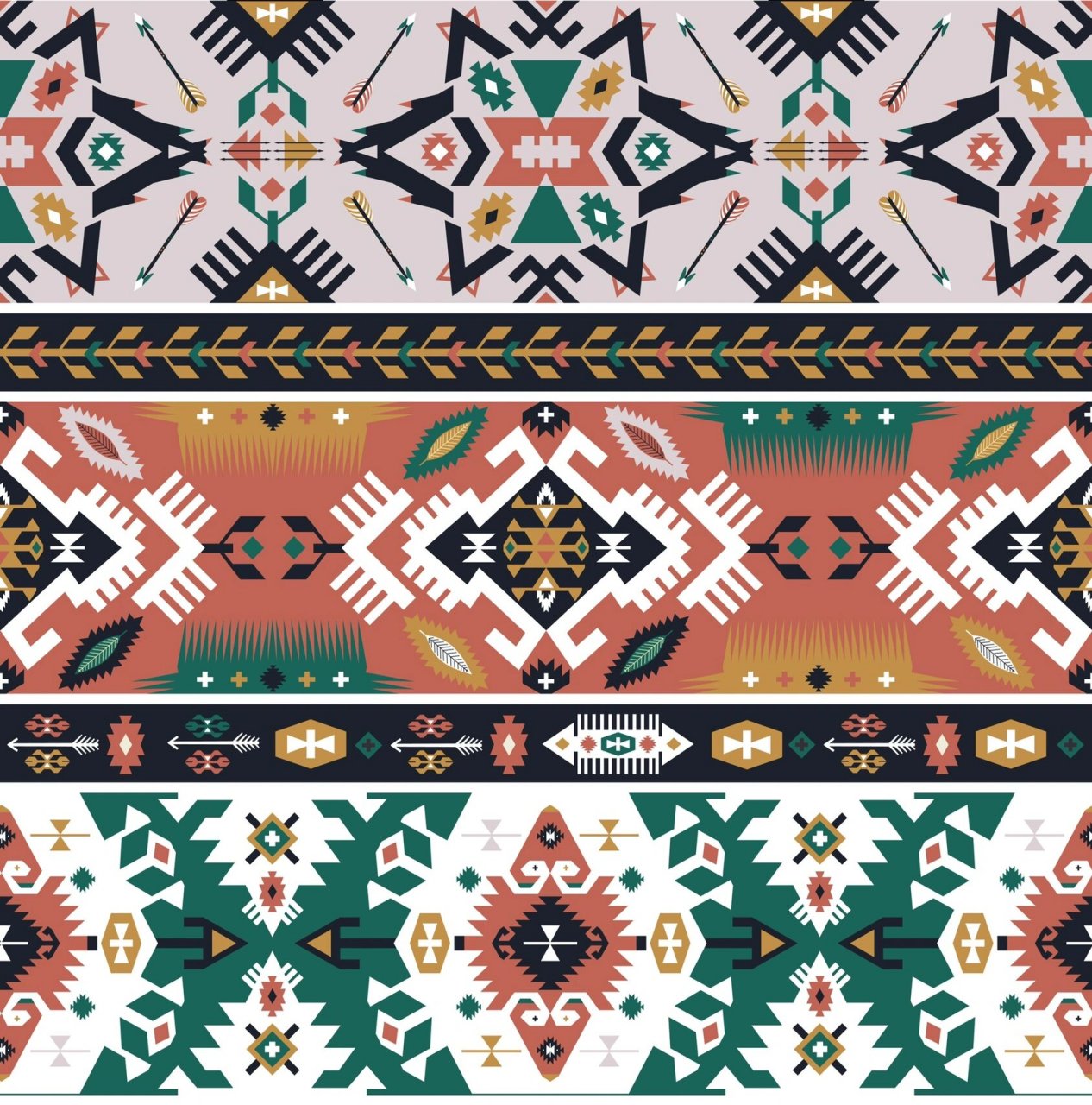 新疆传统民族纹样 新疆地毯传统图案种类丰富,在植物纹样的基础上