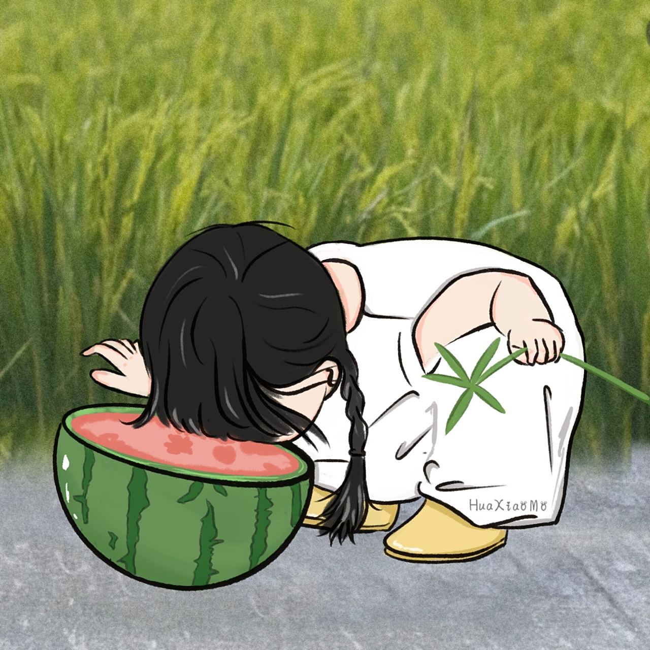 情侣头像|91夏天吃瓜头像 好喜欢91 好可爱,幸福的生活就是一起