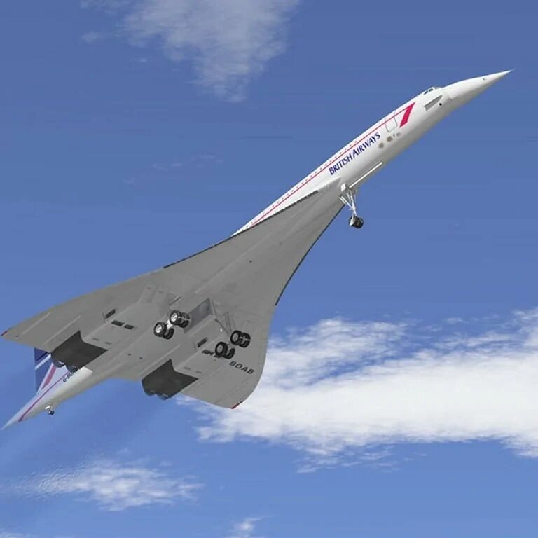 协和式(concorde)超音速客机 / 1985