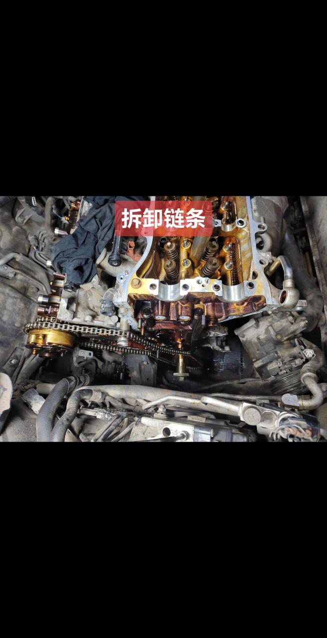 雷克萨斯es350更换正时链条,免拆更换