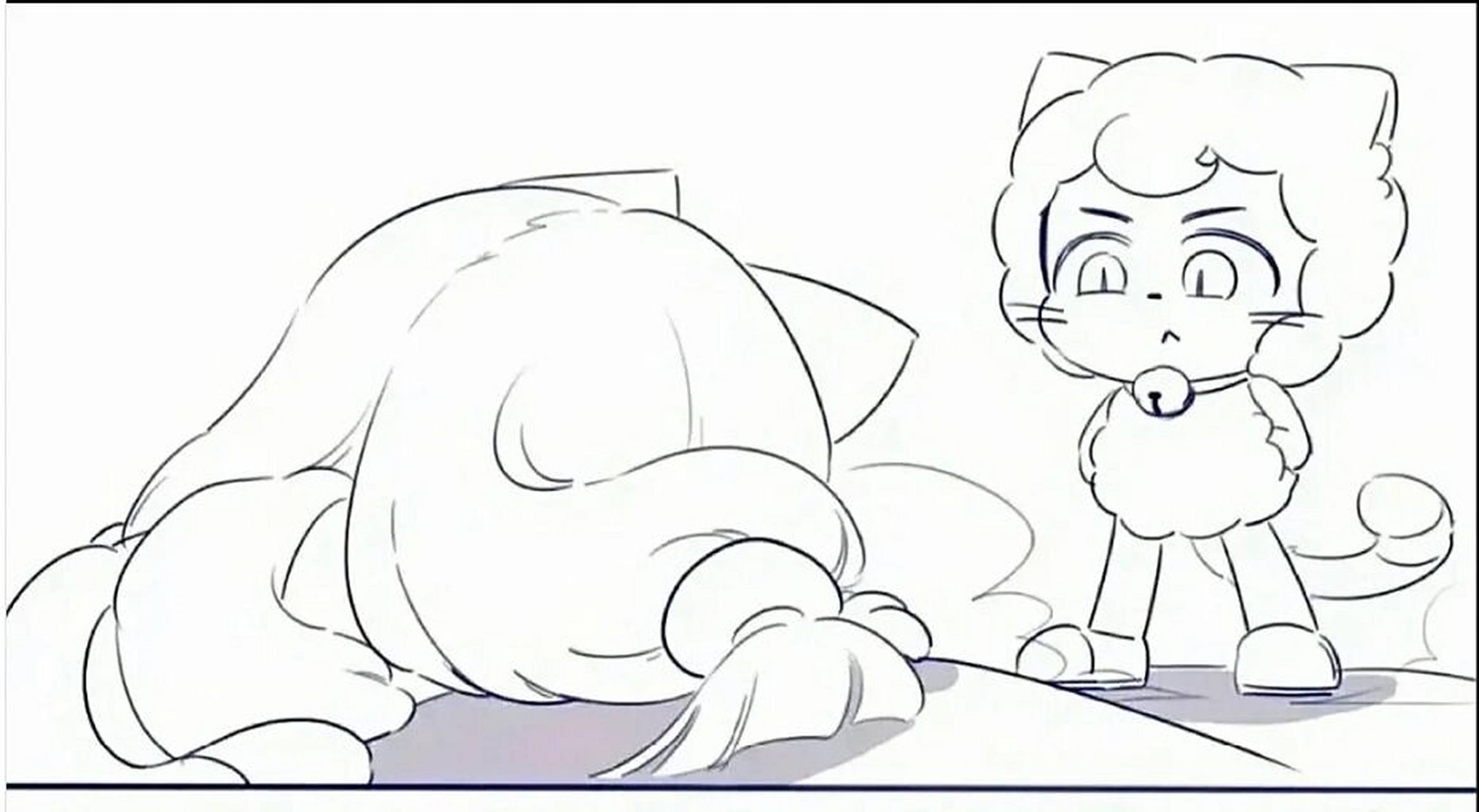 喜羊羊和皓月公主的头像