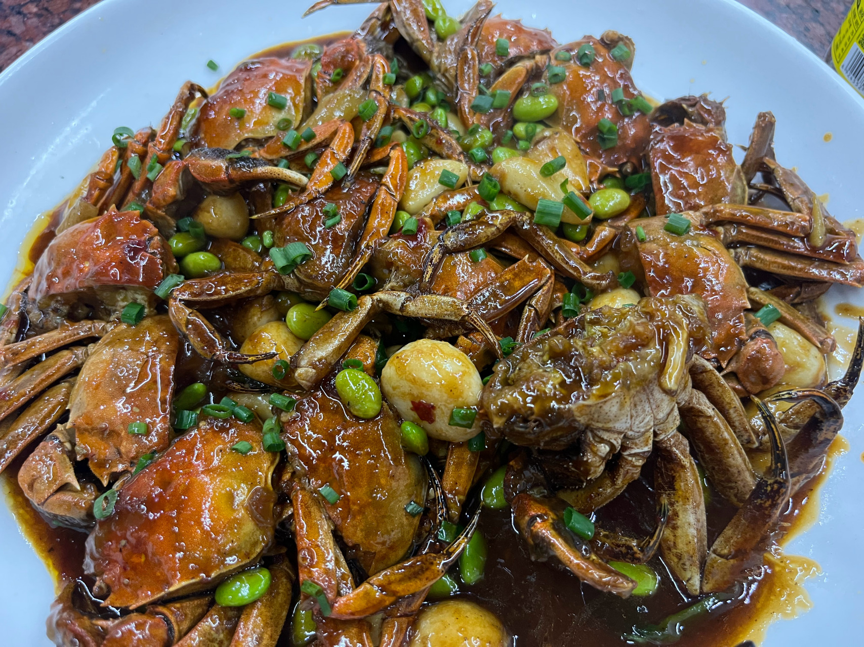 今年的第一餐大闸蟹,红烧六月黄