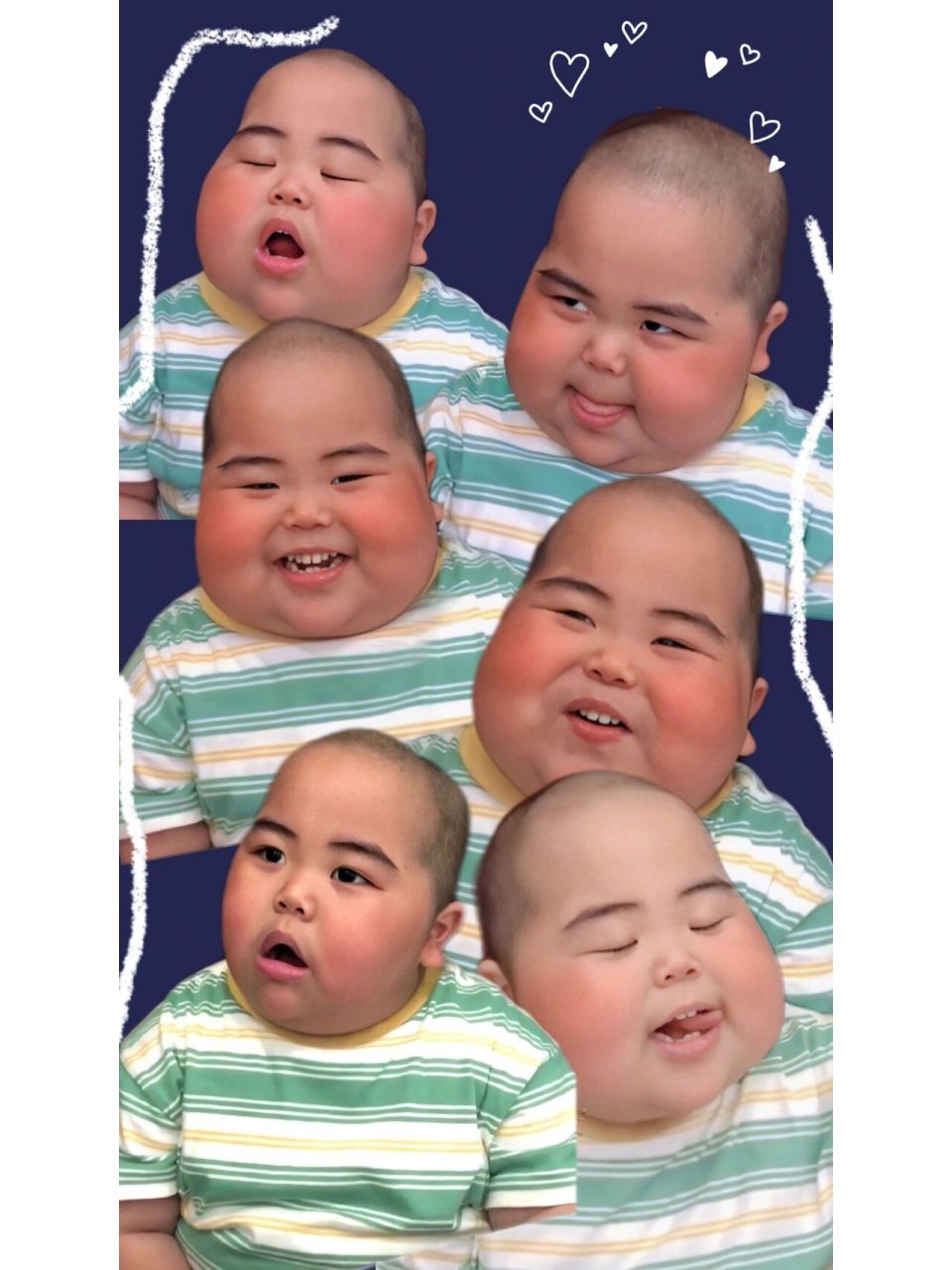 tatan手机锁屏壁纸|网红萌娃|印尼9499小胖