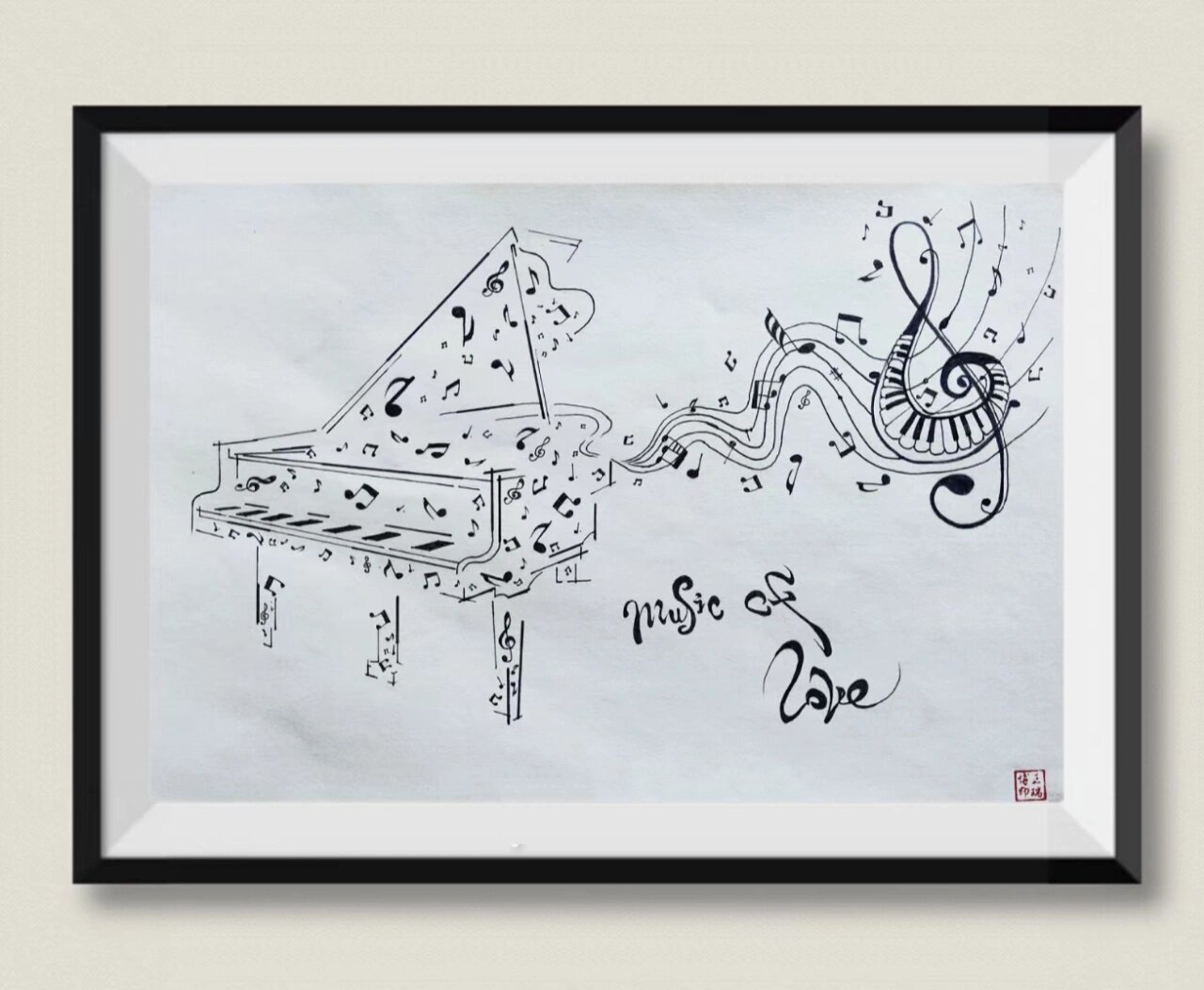 音乐主题绘画▏给予忠爱音乐的朋友▏步骤