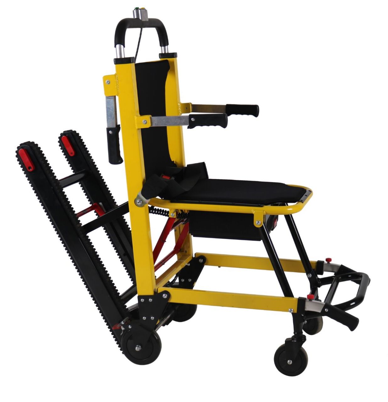 无需电梯轻松上下楼,老弱病残者的福音 爬楼机器人供医院,急救中心