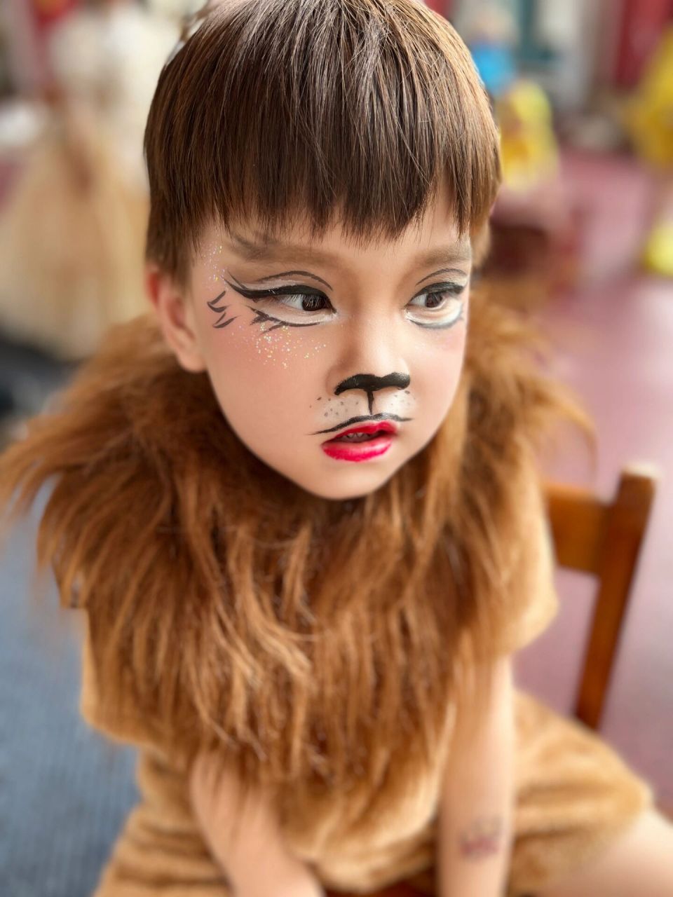 狮子王化妆崽图片