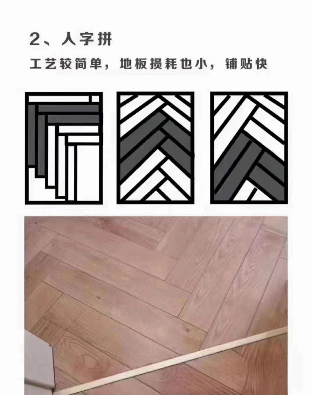 你知道地板有几种铺装法吗?