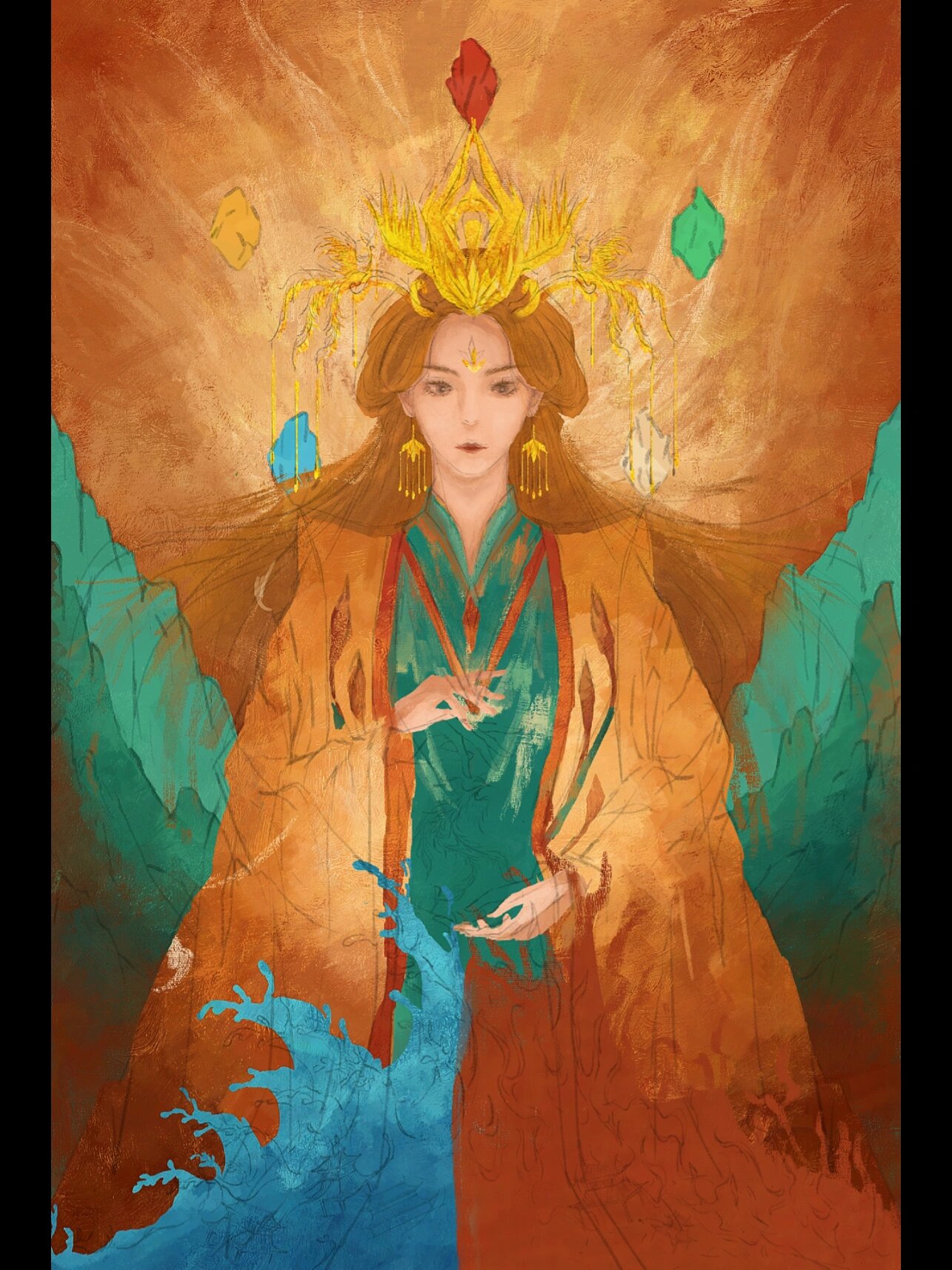 插画——《女娲》