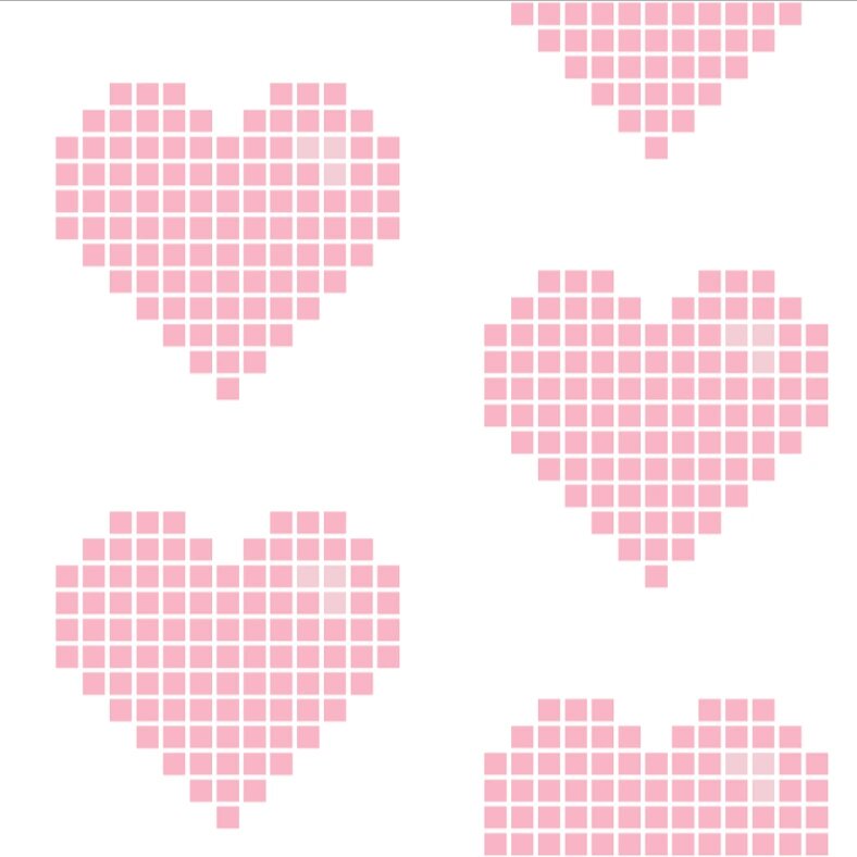 全网都在找的像素爱心素材💗,快🐎住!