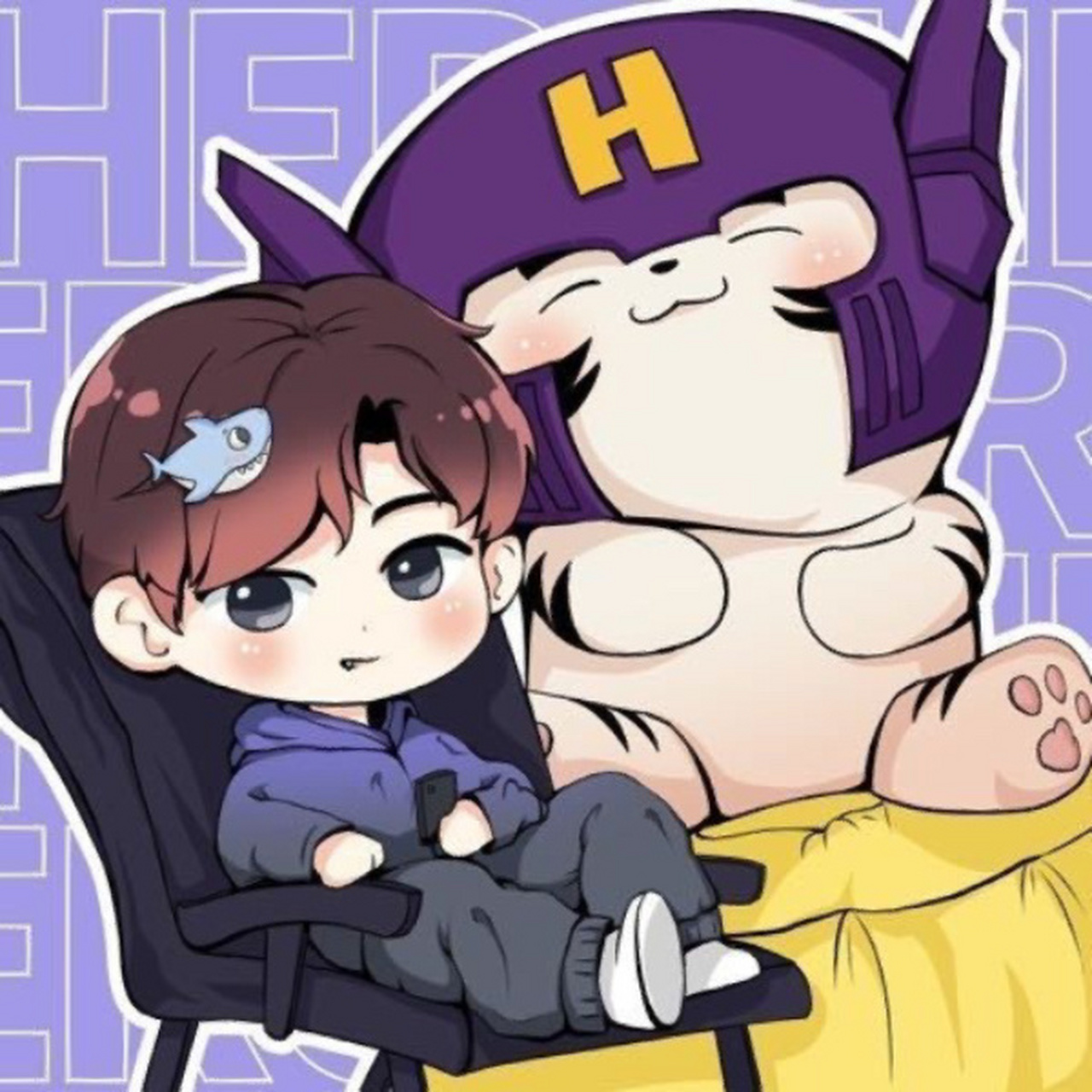 无畏情侣头像 小七仔的情侣头像来咯