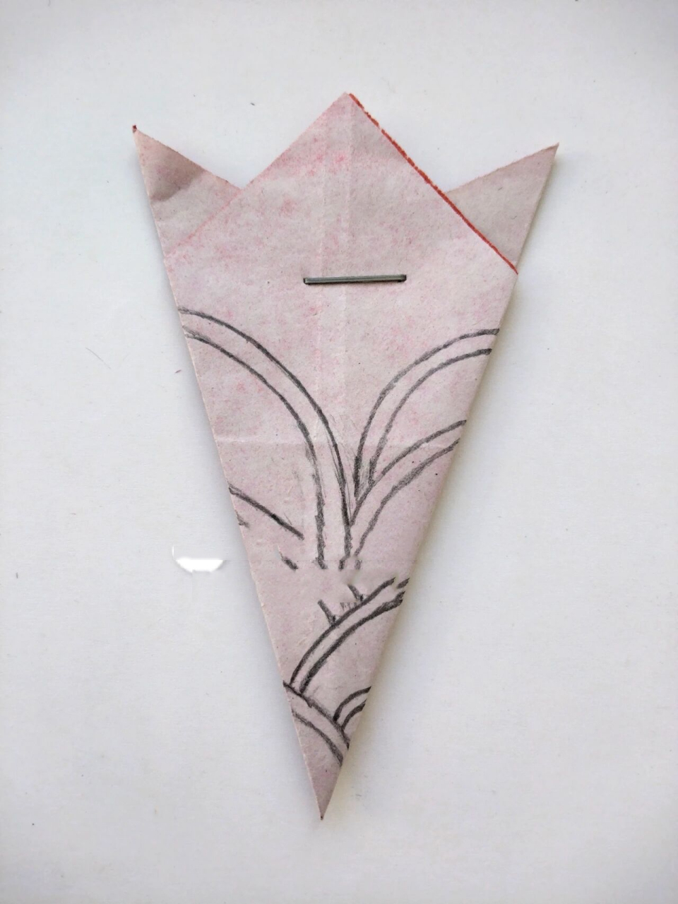 简单的儿童手工剪纸窗花教程分享 五角折剪纸窗花,是朵的原创图样.