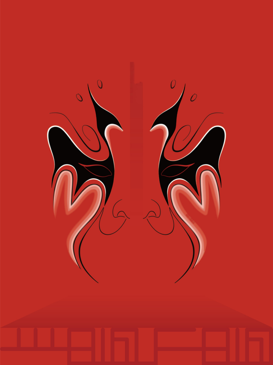 千年脸谱|脸谱由来 92中国戏曲脸谱,胚胎于上古的图腾,滥觞02于