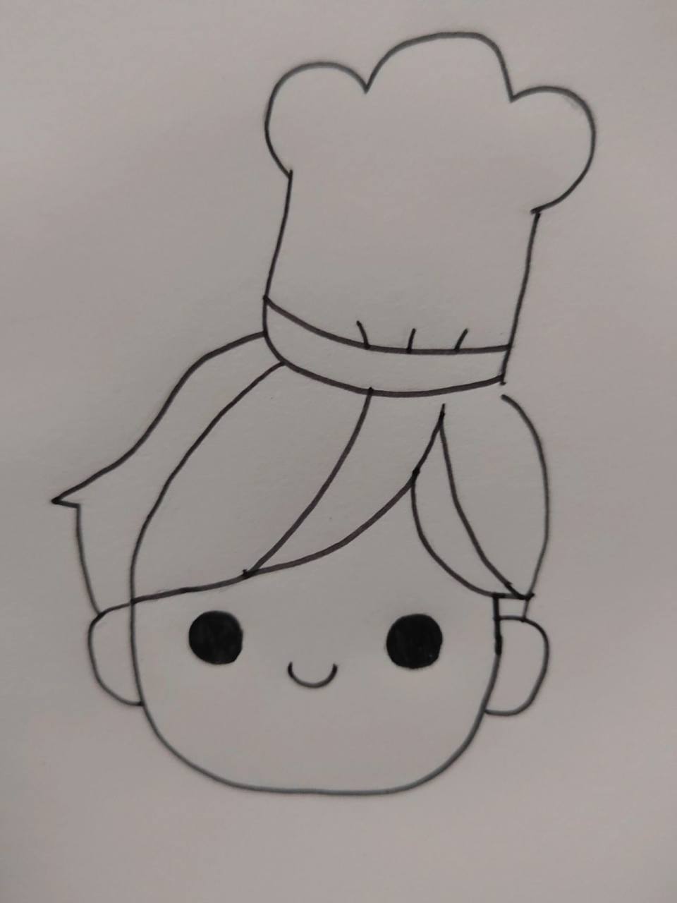 简笔画厨师 简笔画厨师