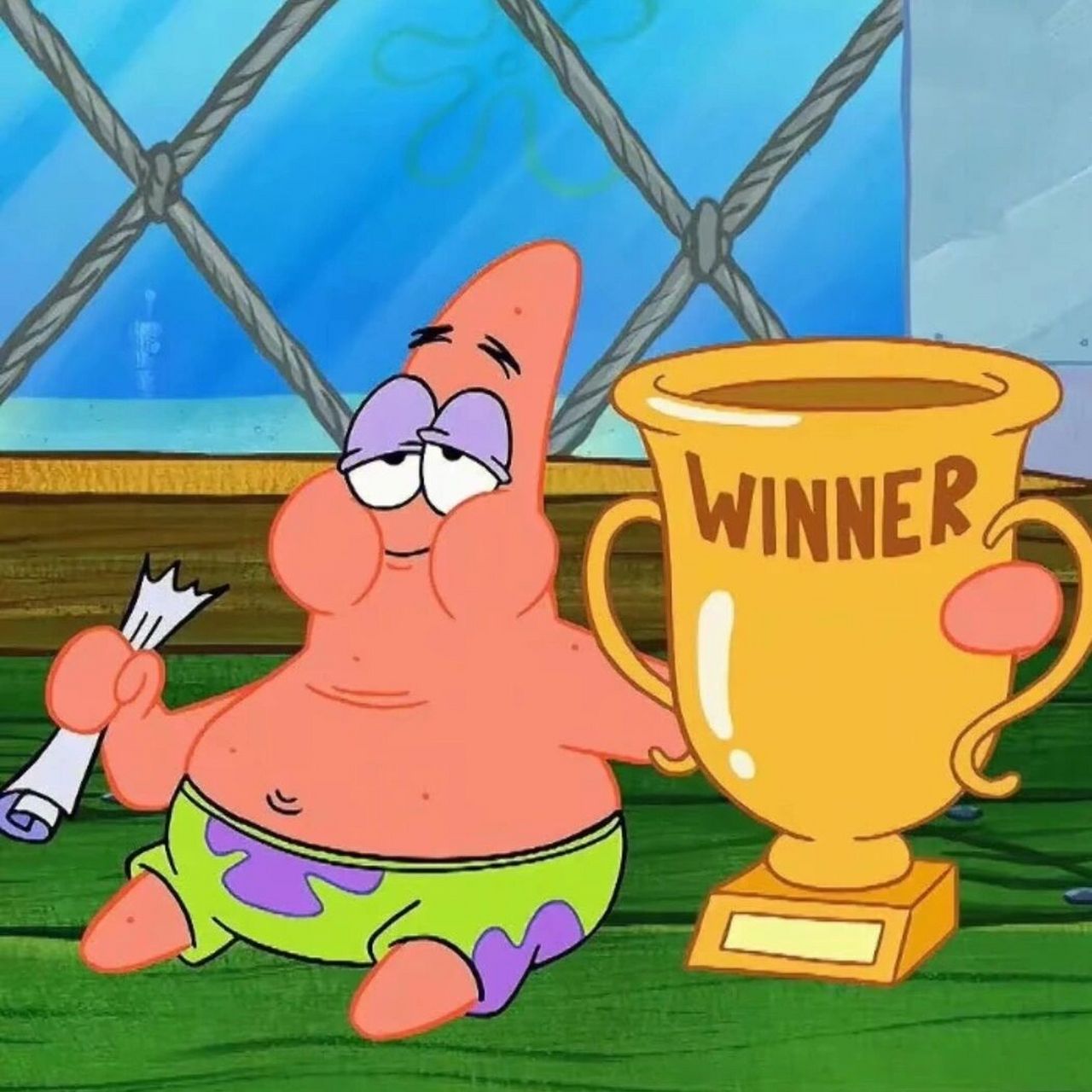 可爱的派大星头像来喽 前面发了海绵宝宝 这一期发一下派大星吧