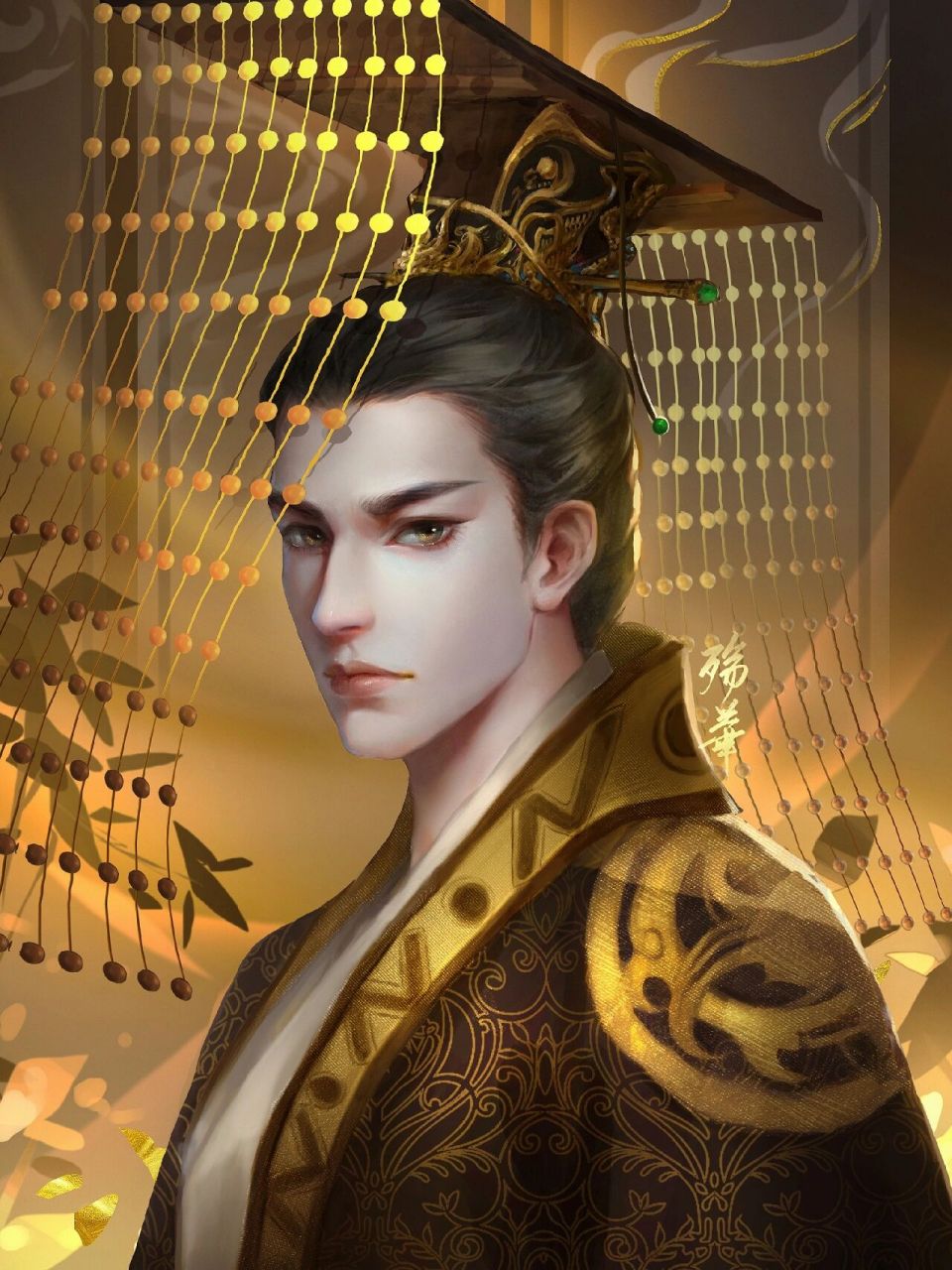去年画的帅气帝王!‖嬴政 政哥yysd!我的信仰祖龙!