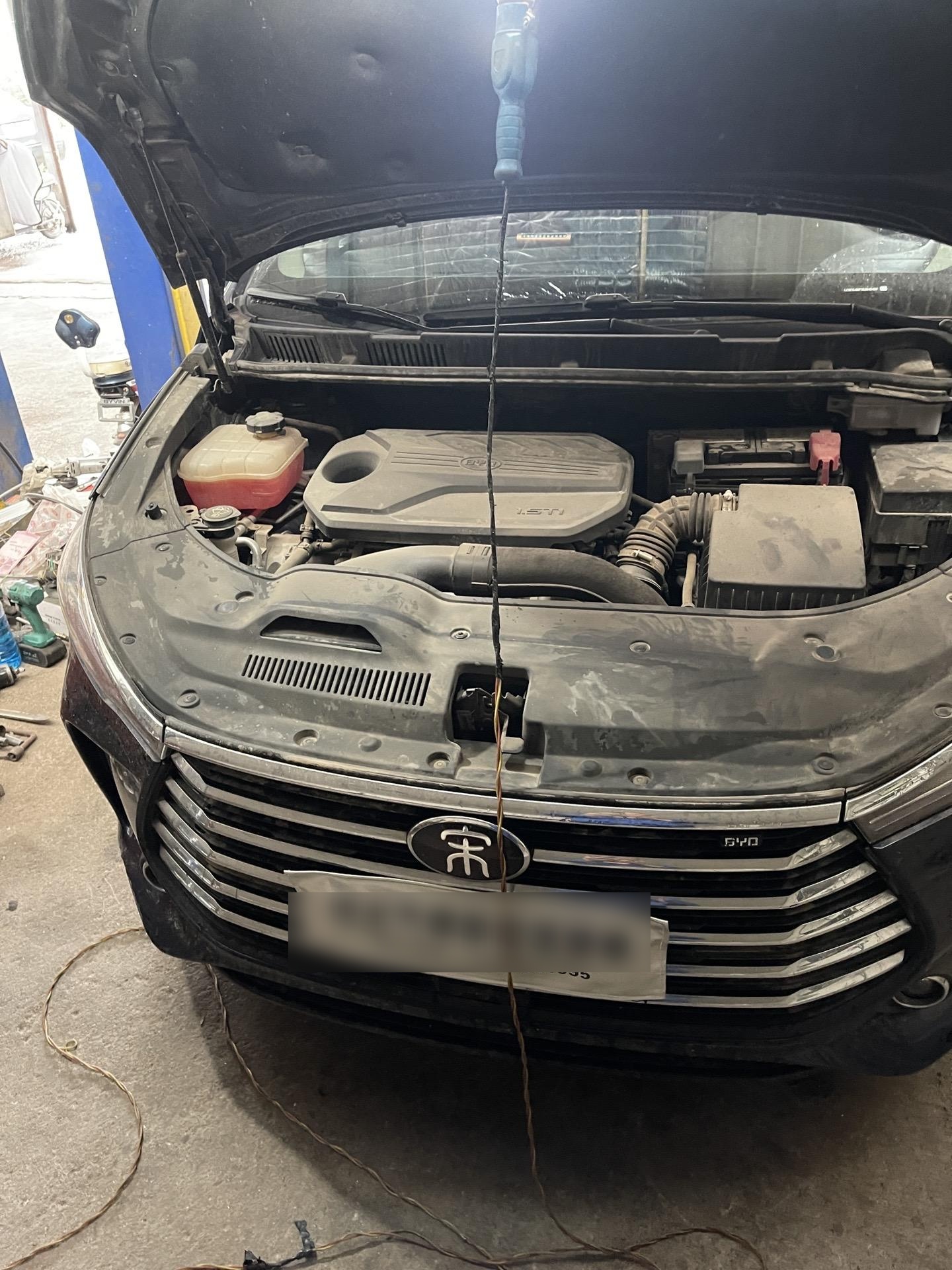 比亚迪宋max更换原厂变速箱油,原厂改进型变速箱外置滤芯