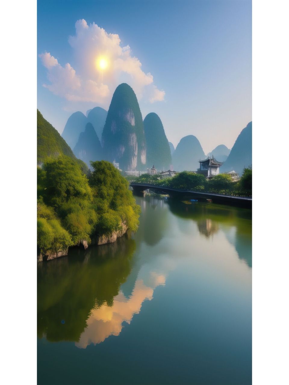 桂林山水 手机壁纸图片