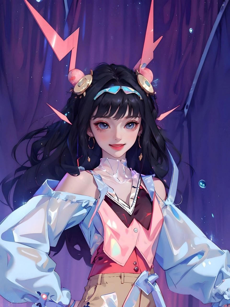 真我赫兹系列皮肤分享～90 犹豫抽不抽瑶妹的 分享一波壁纸头像