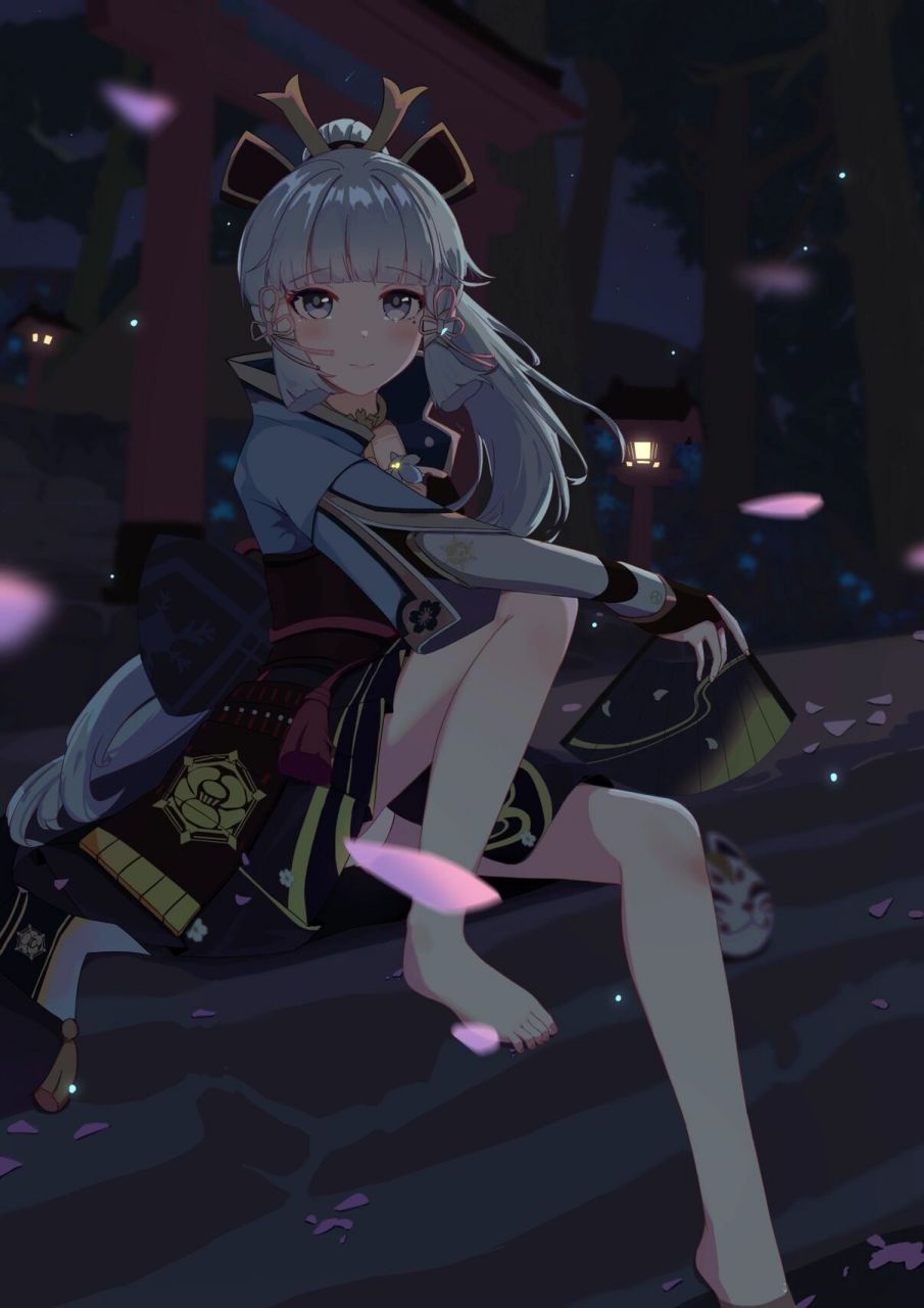 神里绫华壁纸 诶嘿～