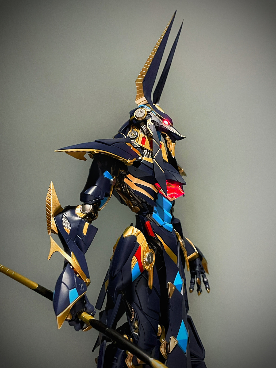 机甲诸神mg-01 阿努比斯 当时看测评冲着颜值头脑发热买的东西 合金